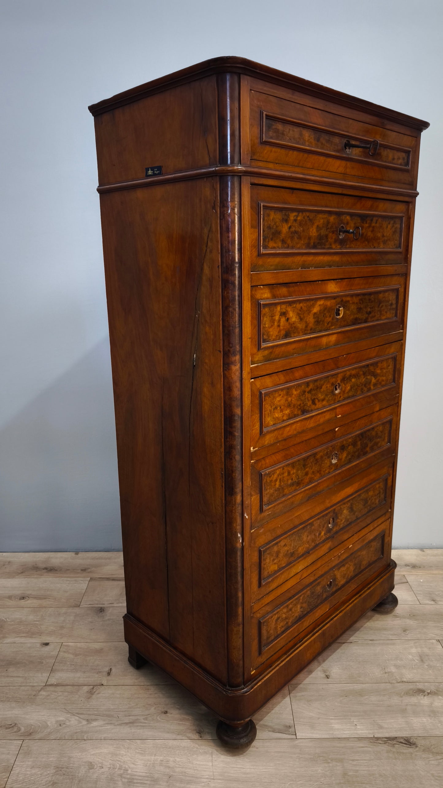 81531 Settimino in legno impiallacciato