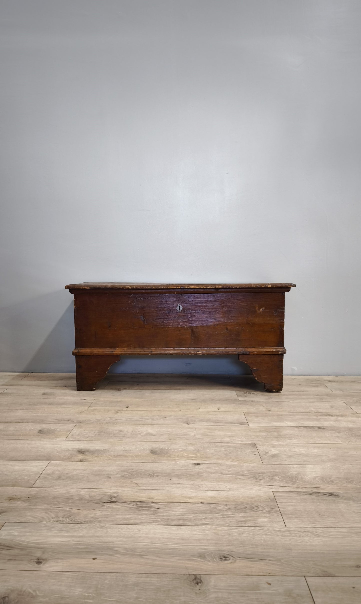 81660 Cassapanca arte povera in legno massello