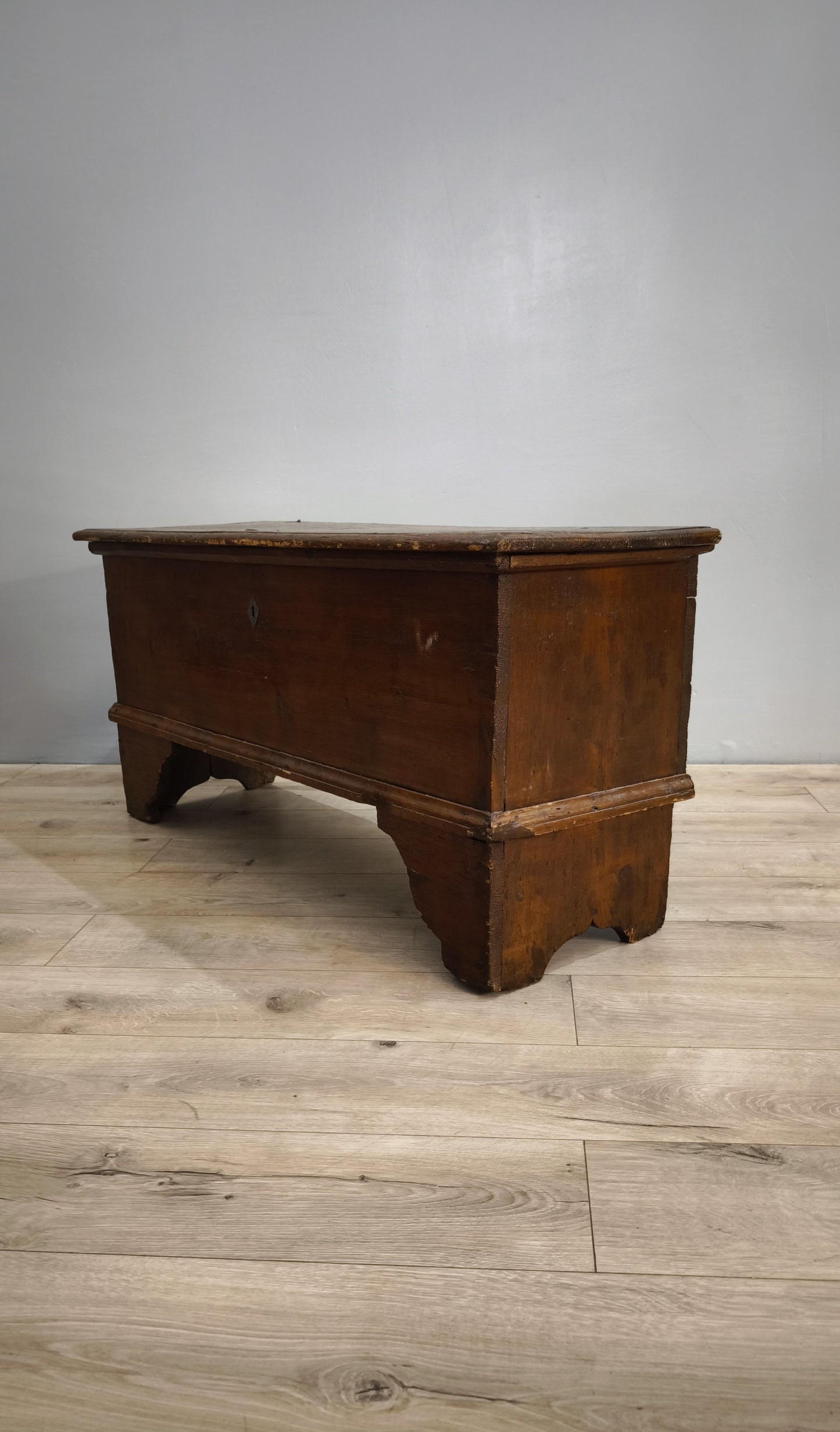 81660 Cassapanca arte povera in legno massello