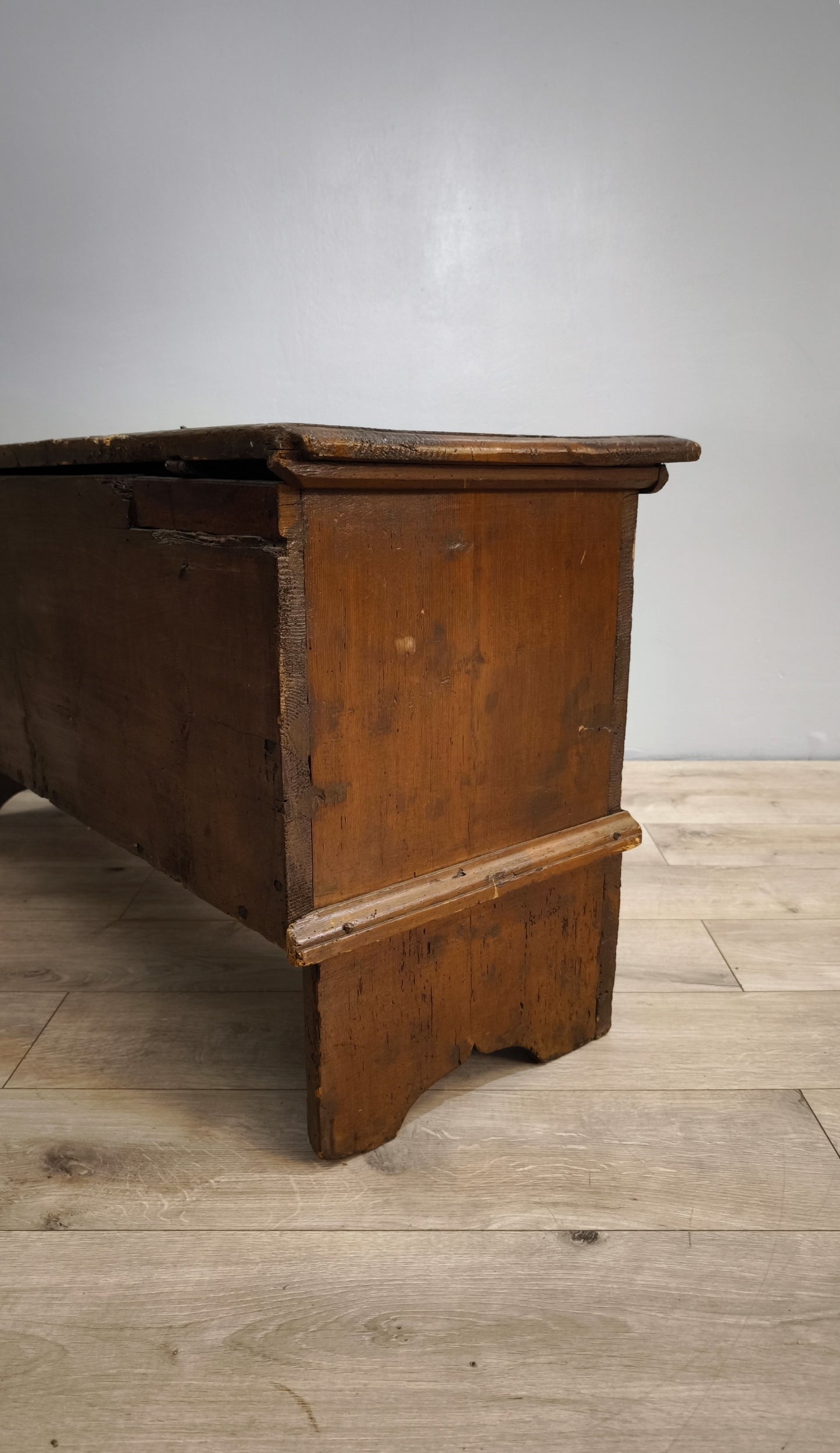 81660 Cassapanca arte povera in legno massello
