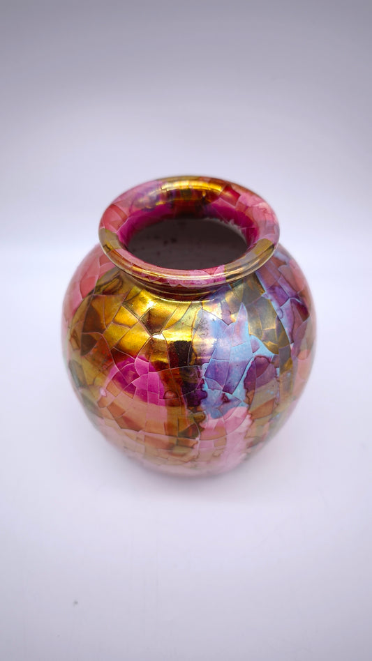 81610 Vaso in ceramica smaltata Claudio Pulli