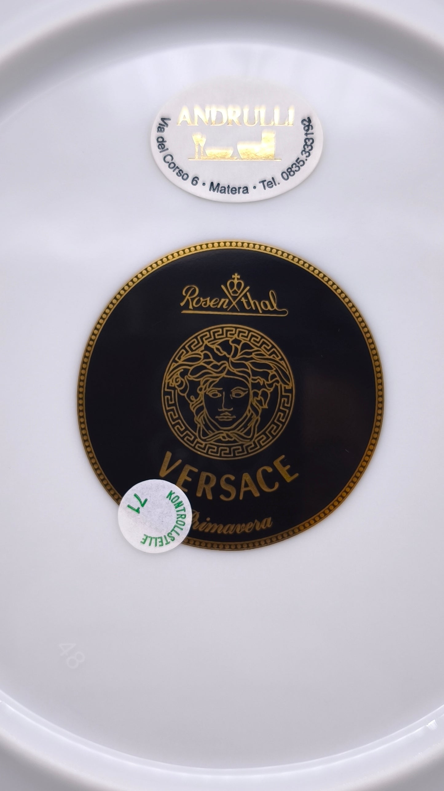 81399 Piatto decorativo Rosenthal per Versace, Primavera