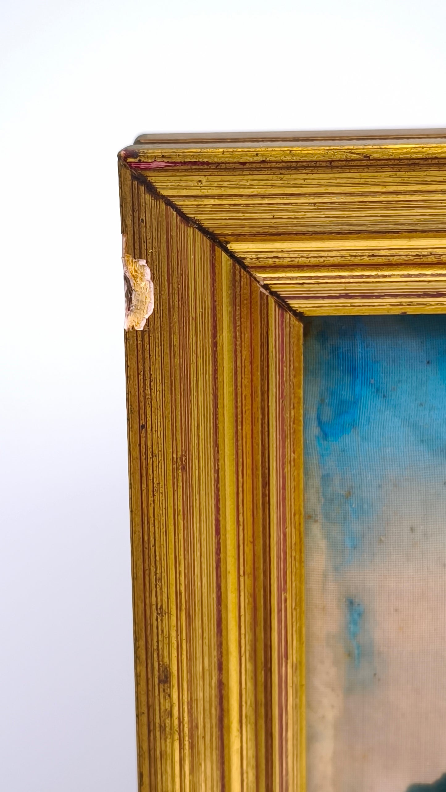 81738 Quadro dipinto su seta