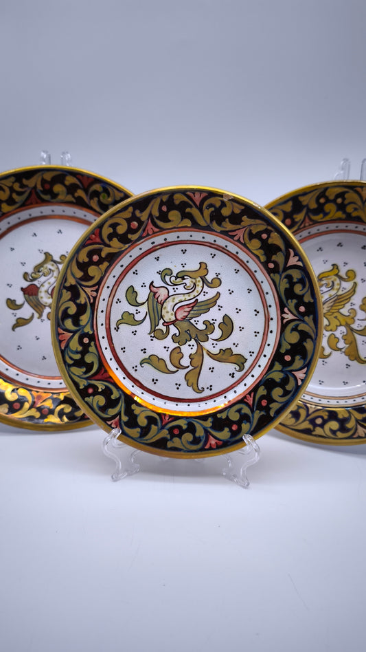 81915 Servizio di piatti in ceramica AR Italy per 6 persone tre misure