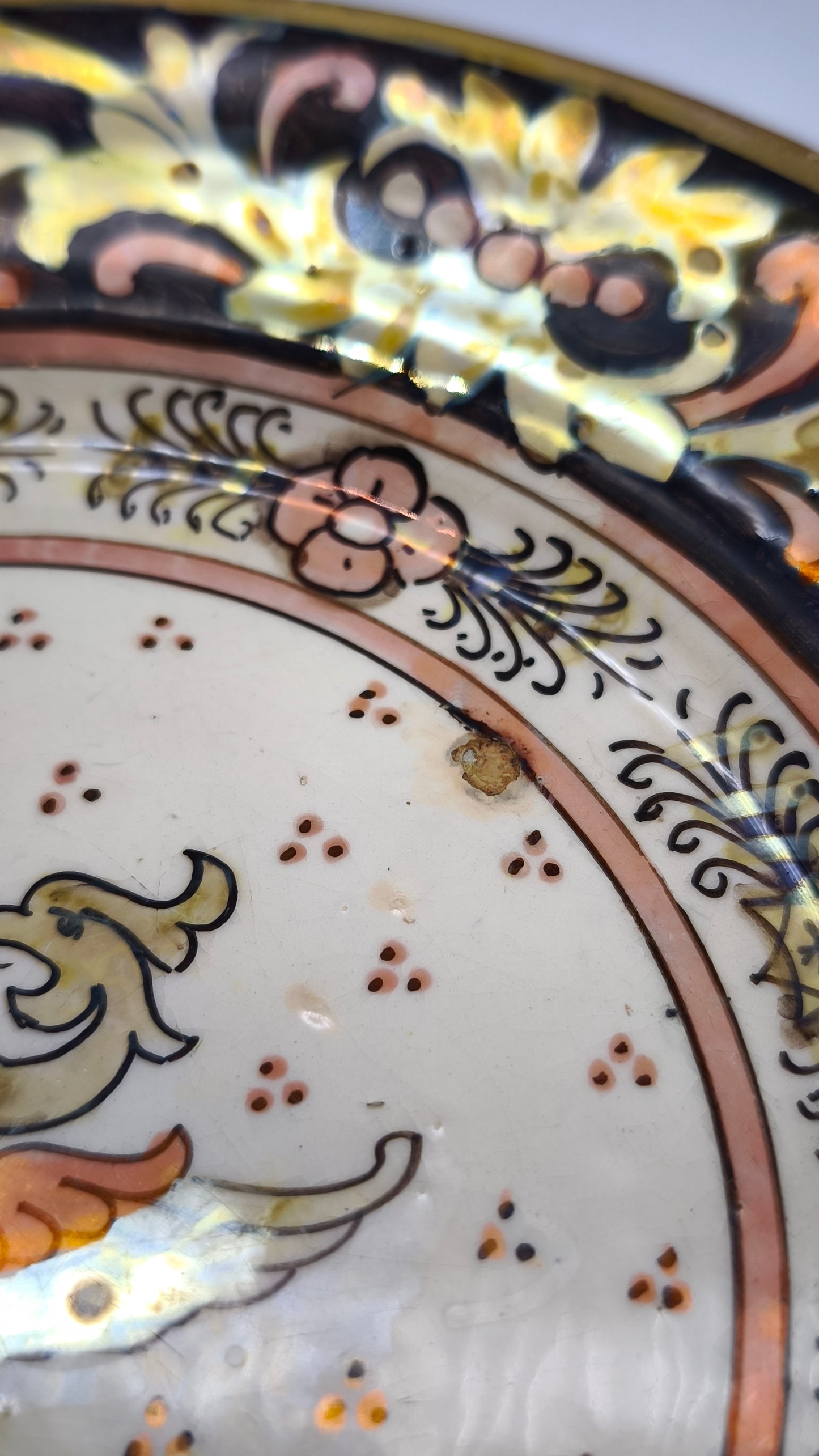 81914 Servizio di piatti in ceramica Rubboli Gualdo per 6 persone tre misure