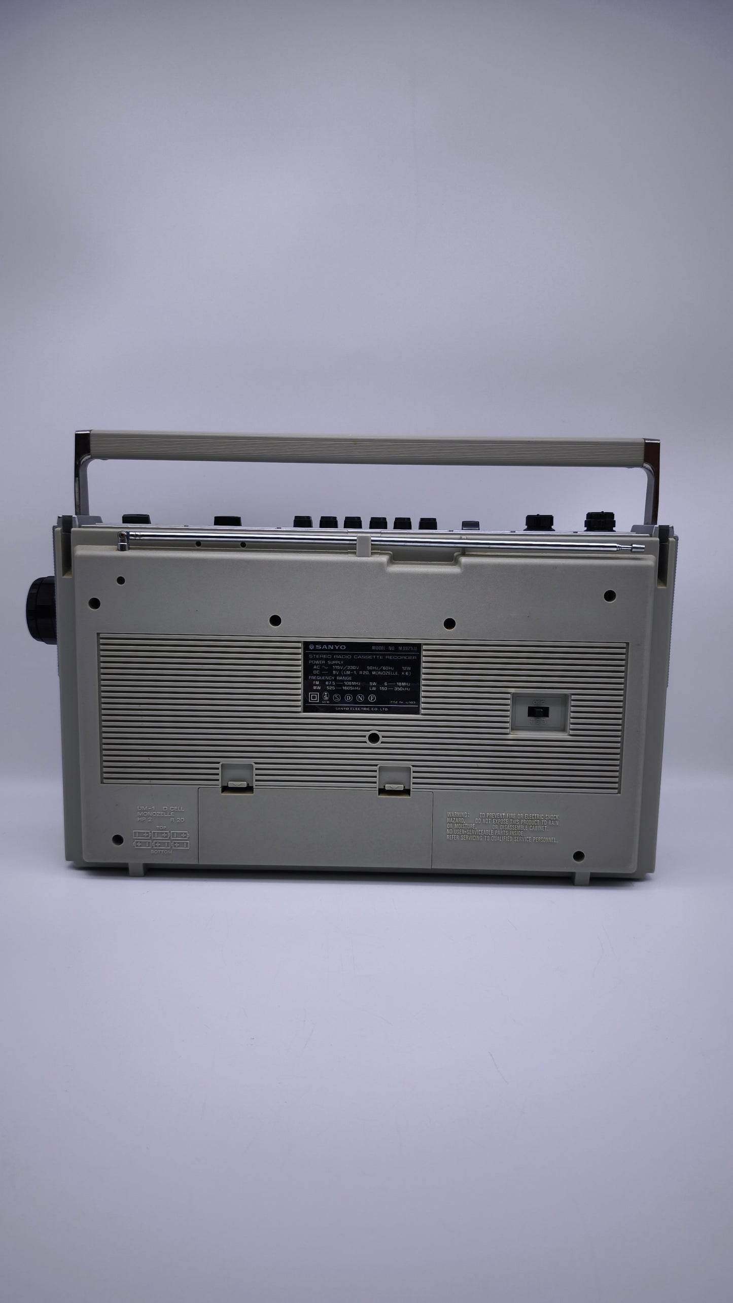 81849 Stereo vintage portatile Sanyo M9921LU