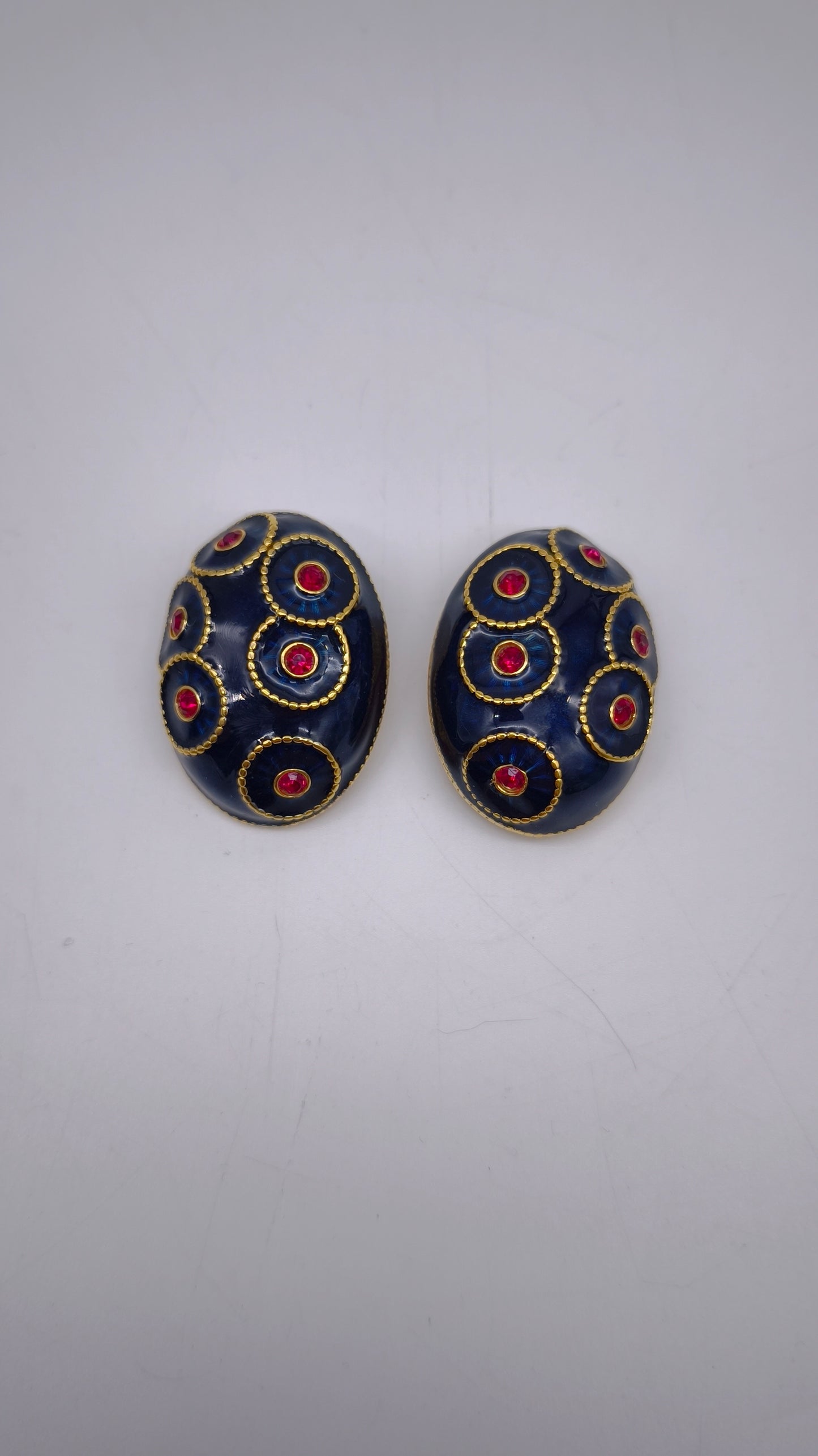 82035 Orecchini clip vintage Nina Ricci, anni '80