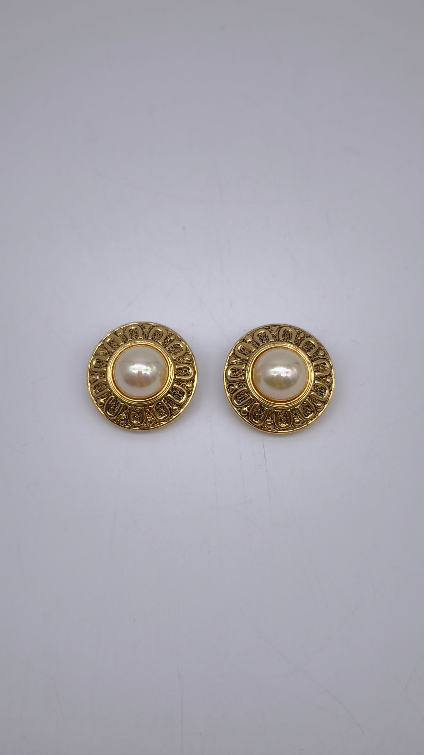 82037 Orecchini clip vintage Vogue Bijoux, anni '80