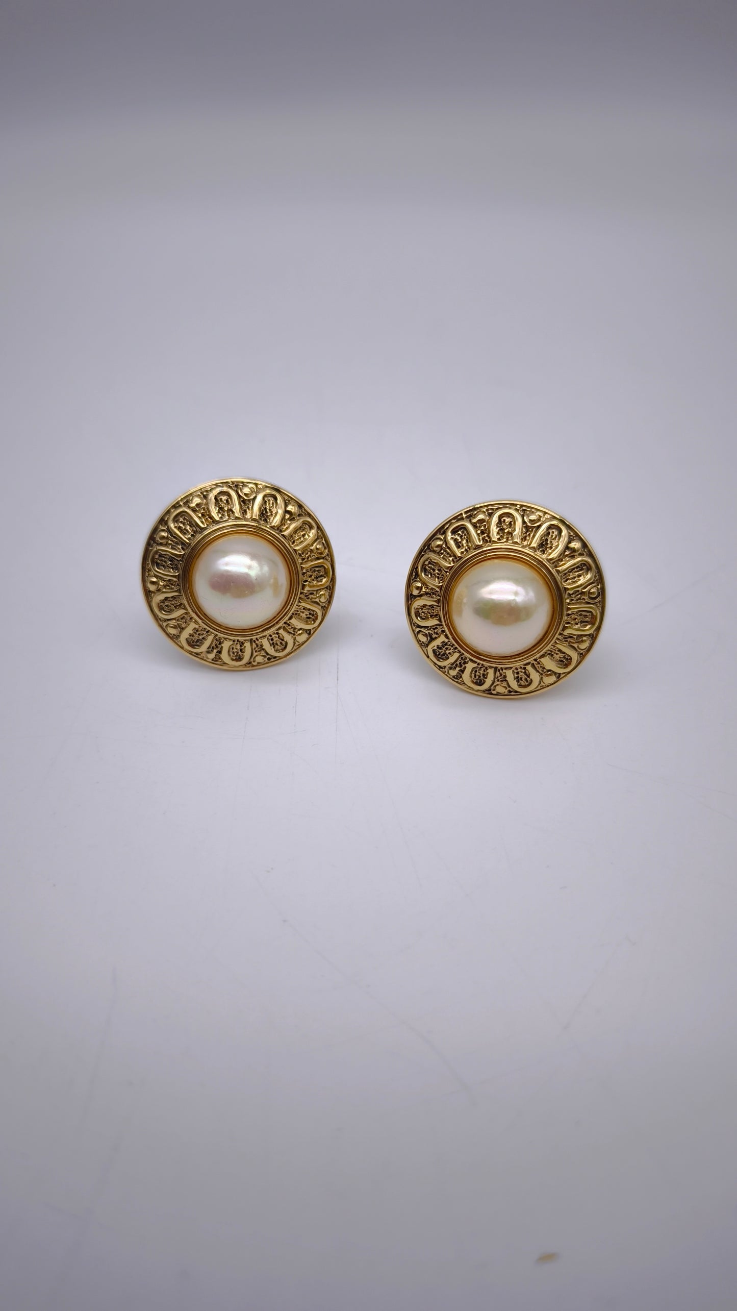 82037 Orecchini clip vintage Vogue Bijoux, anni '80