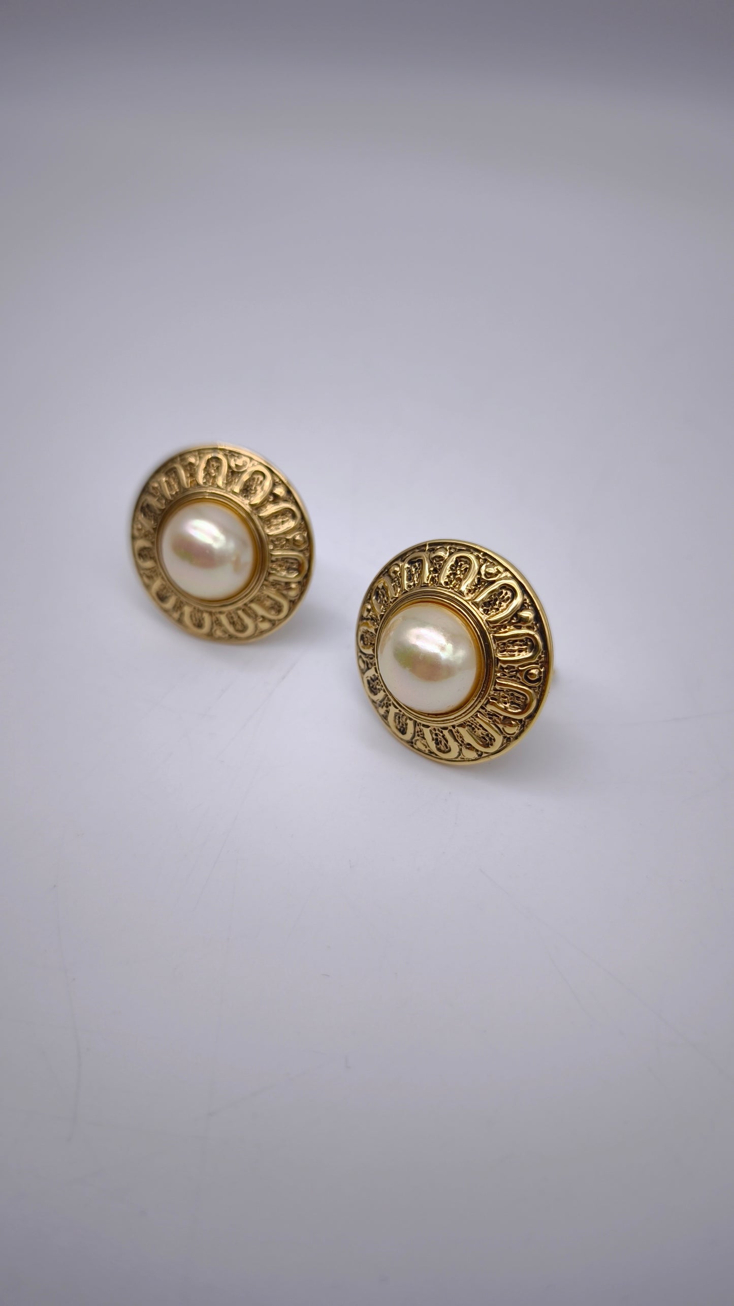 82037 Orecchini clip vintage Vogue Bijoux, anni '80