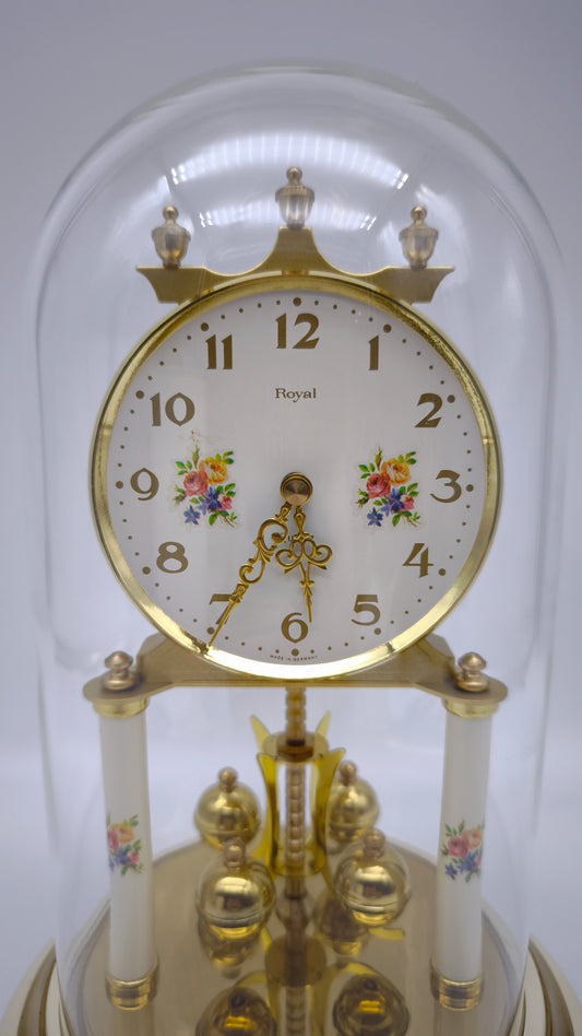 82033 Orologio da tavolo Royal con campana in vetro