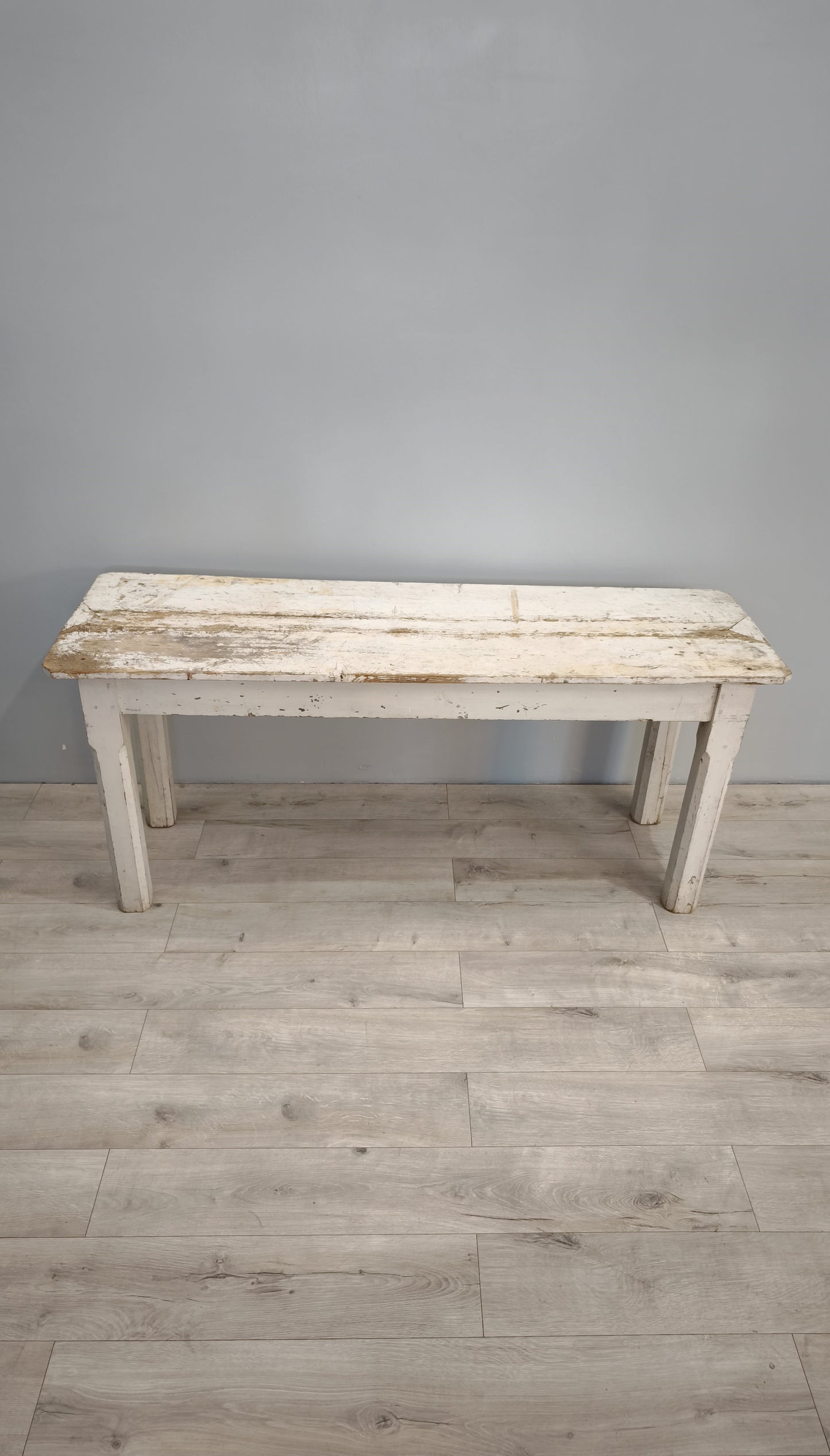 82476 Tavolo in legno verniciato bianco