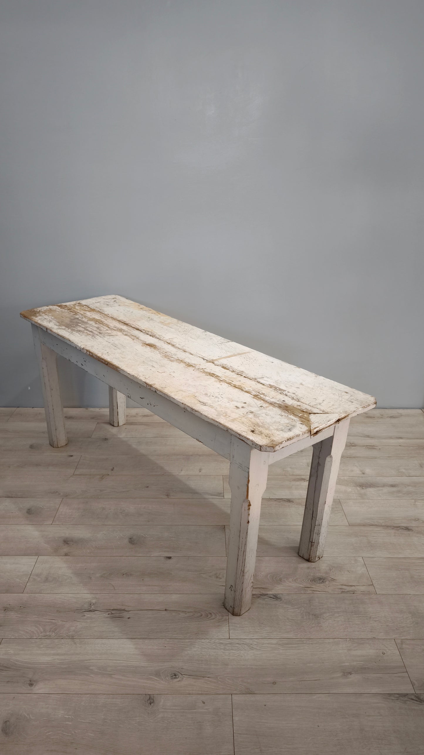 82476 Tavolo in legno verniciato bianco