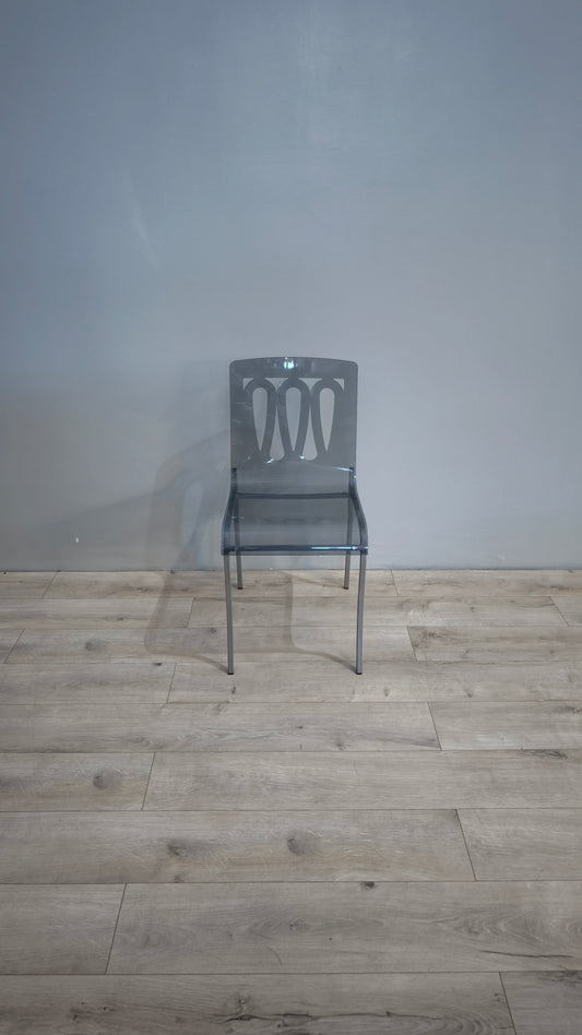 82505 Set n 4 sedie in ferro e plexiglass Ciacci Kreaty
