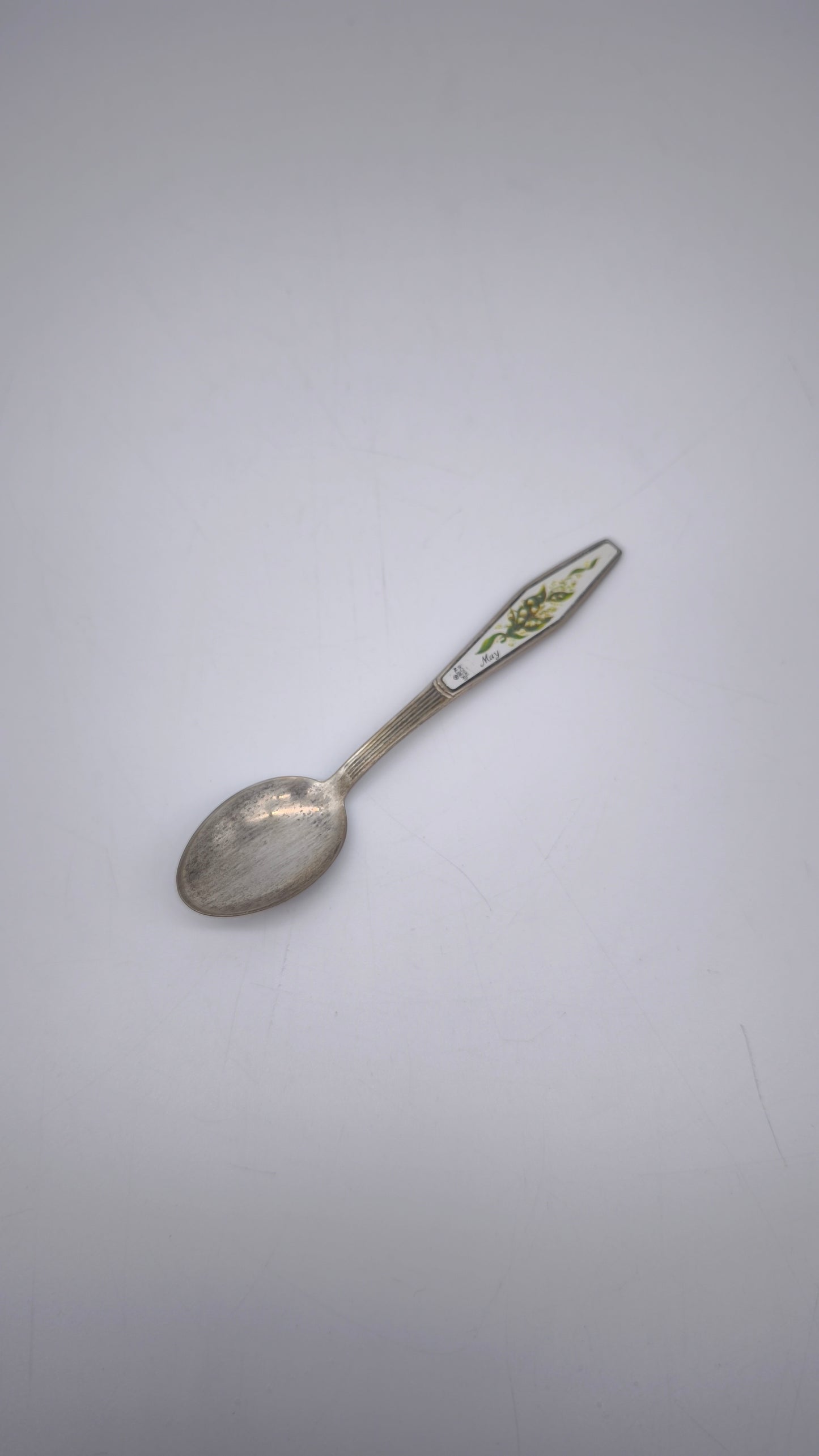 82538 Cucchiaino Royal Albert, May, silver plated