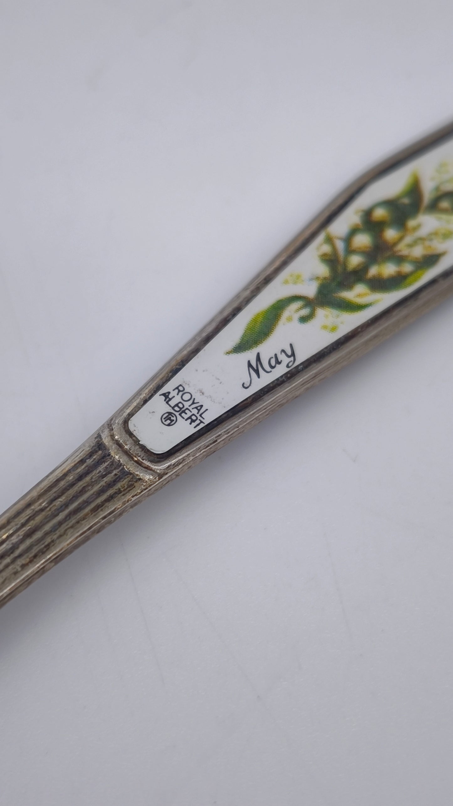 82538 Cucchiaino Royal Albert, May, silver plated
