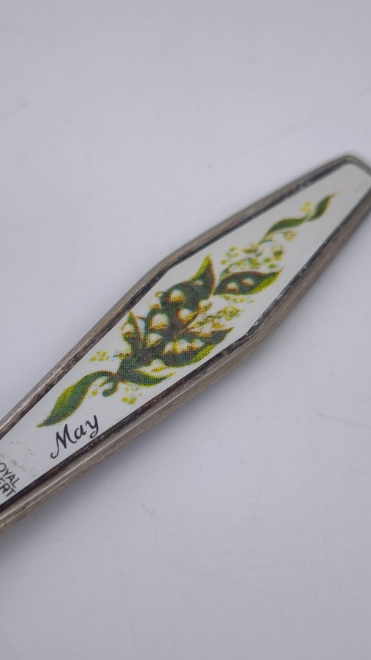 82538 Cucchiaino Royal Albert, May, silver plated