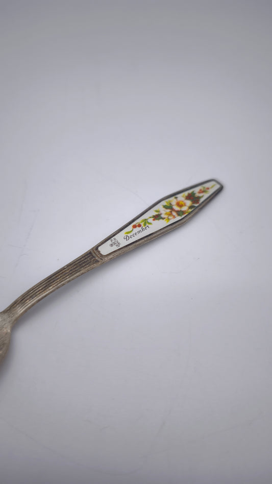 82538 Cucchiaino Royal Albert, December, silver plated