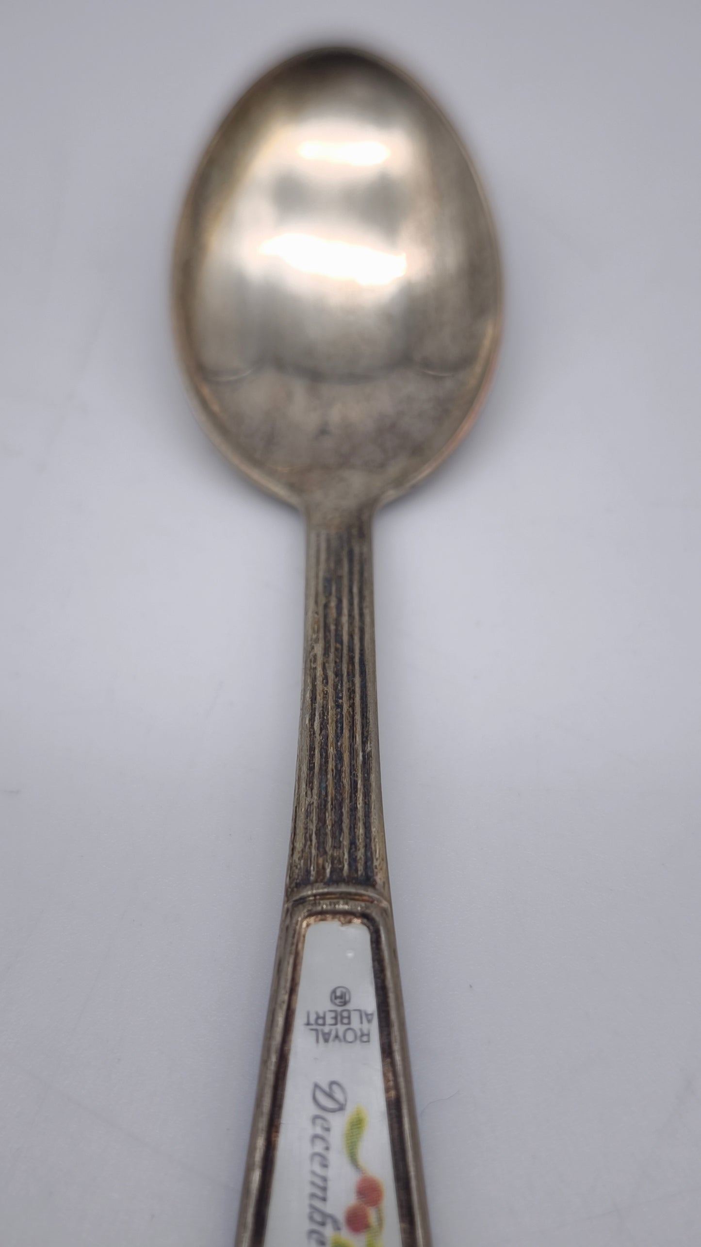 82538 Cucchiaino Royal Albert, December, silver plated