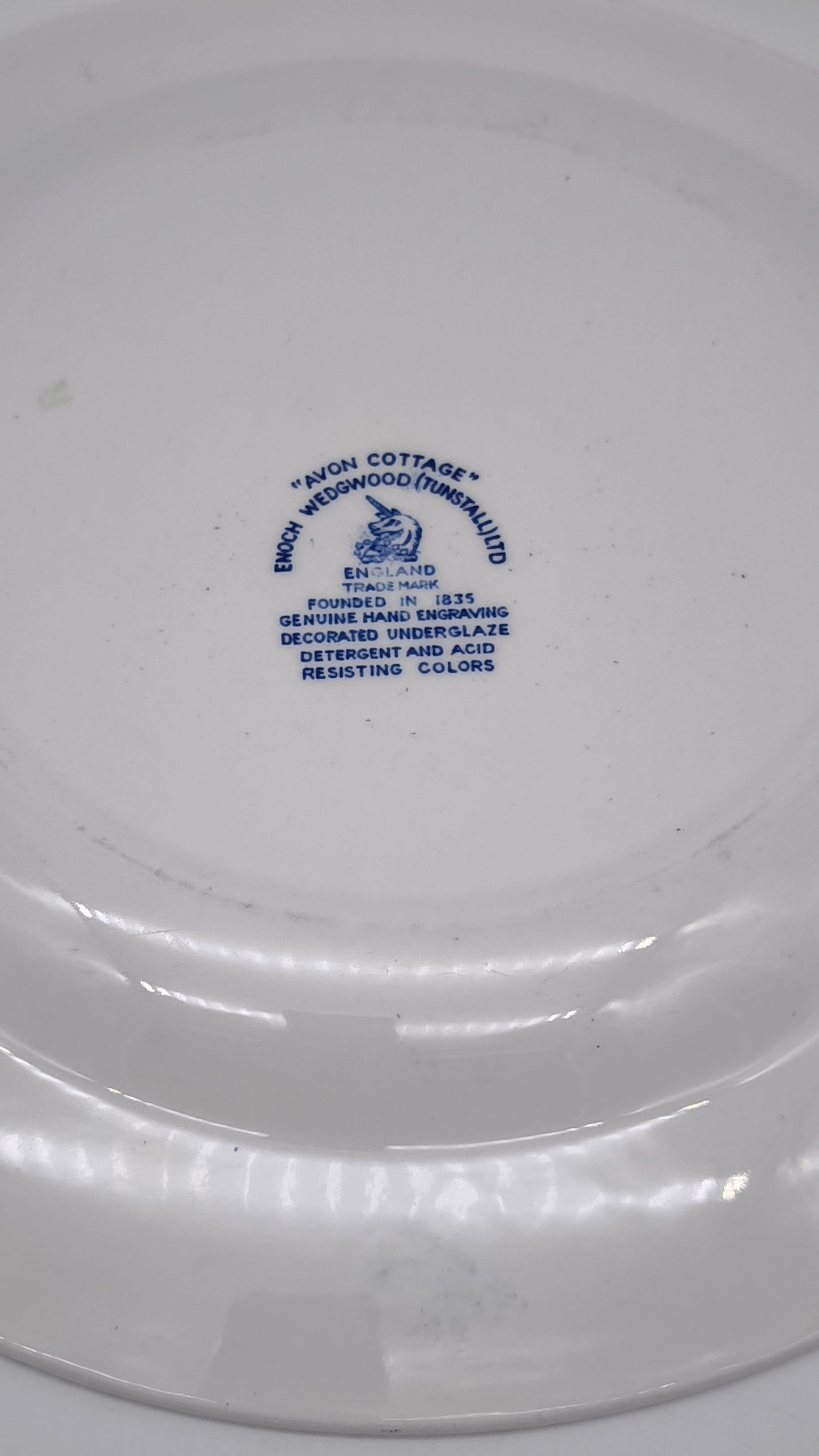 82732 Piatto da portata rotondo in ceramica Enoch Wedgwood, England
