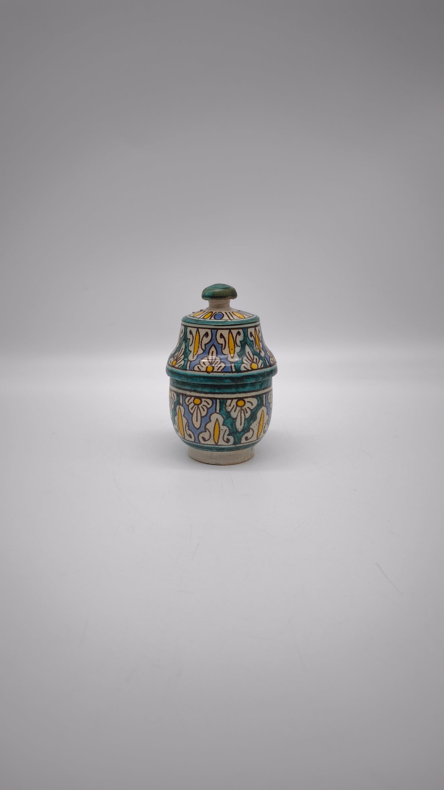 82900 Piccola potiche in ceramica marocchina