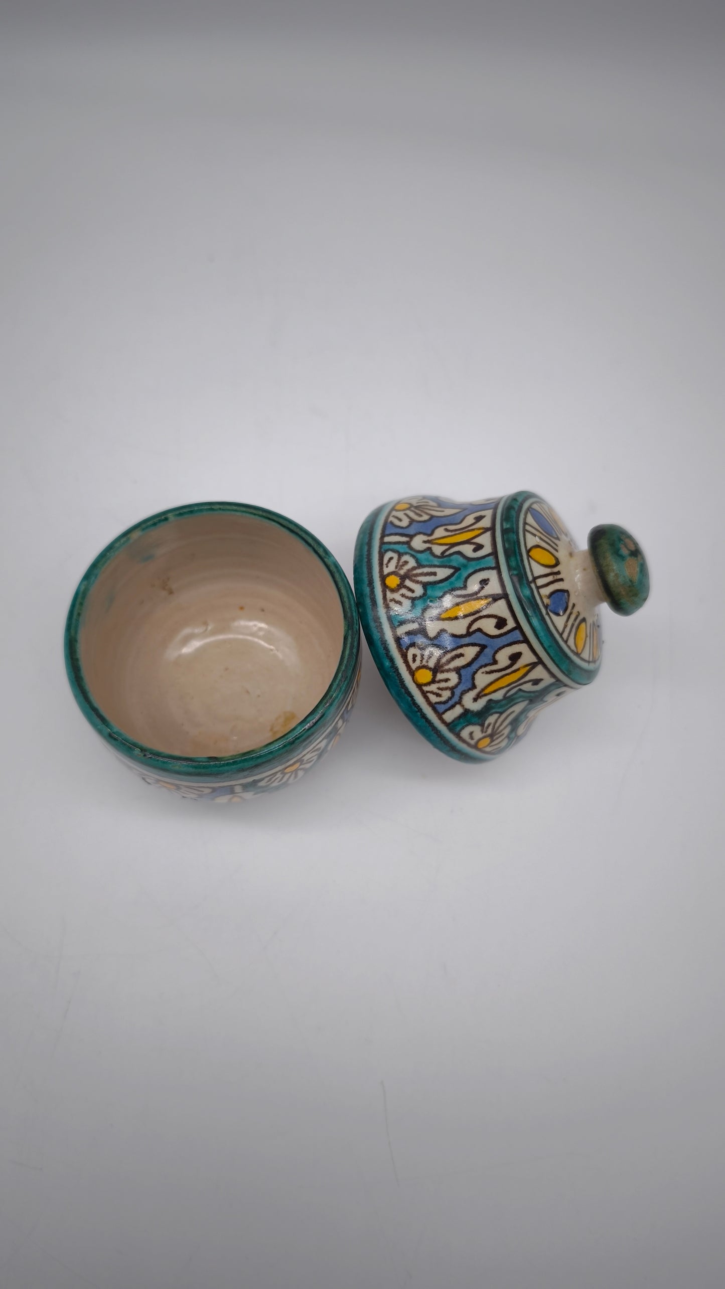 82900 Piccola potiche in ceramica marocchina