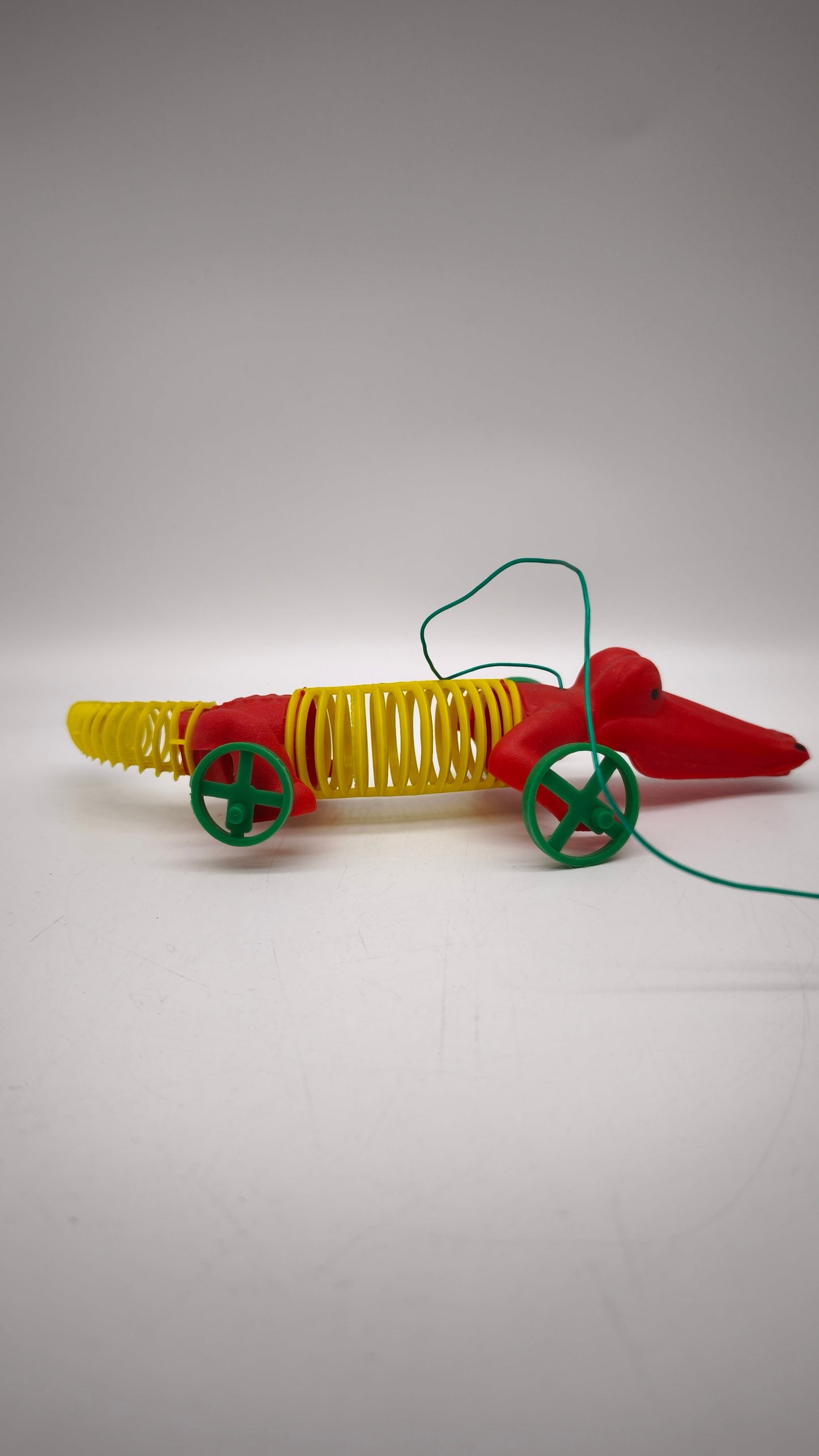 83152 Giocattolo vintage in plastica, coccodrillo