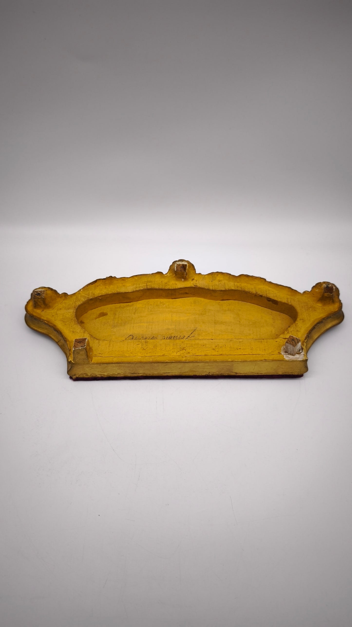 83113 Alzata in legno con velluto francese