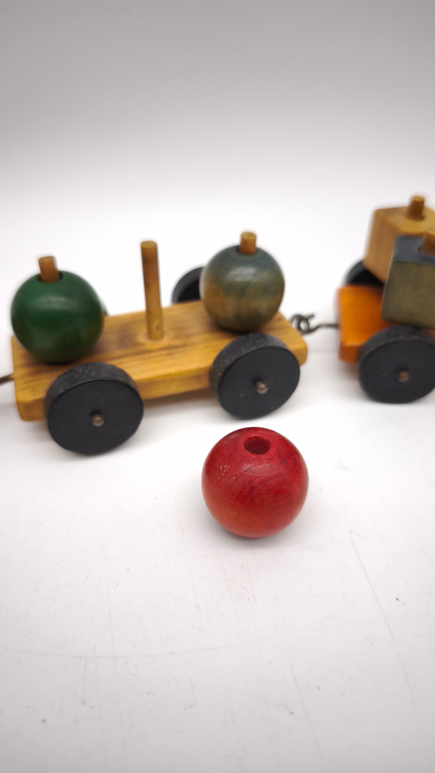 82815 Trenino vintage in legno