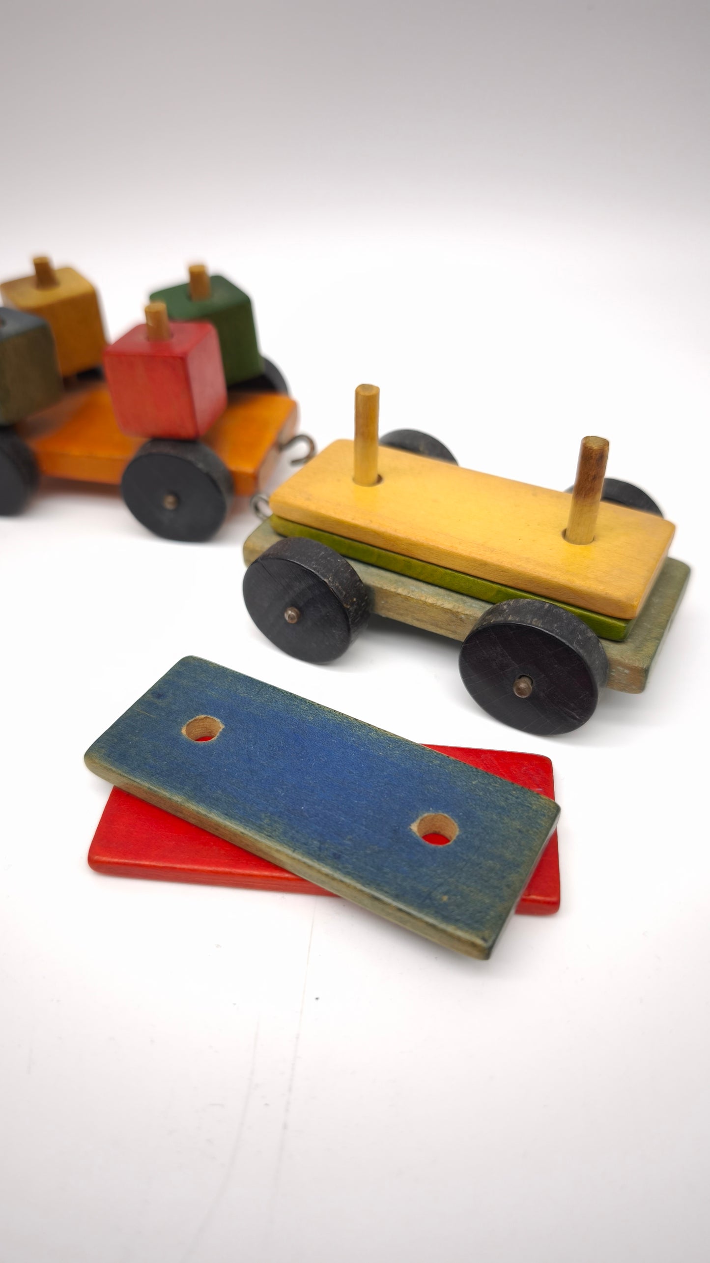 82815 Trenino vintage in legno