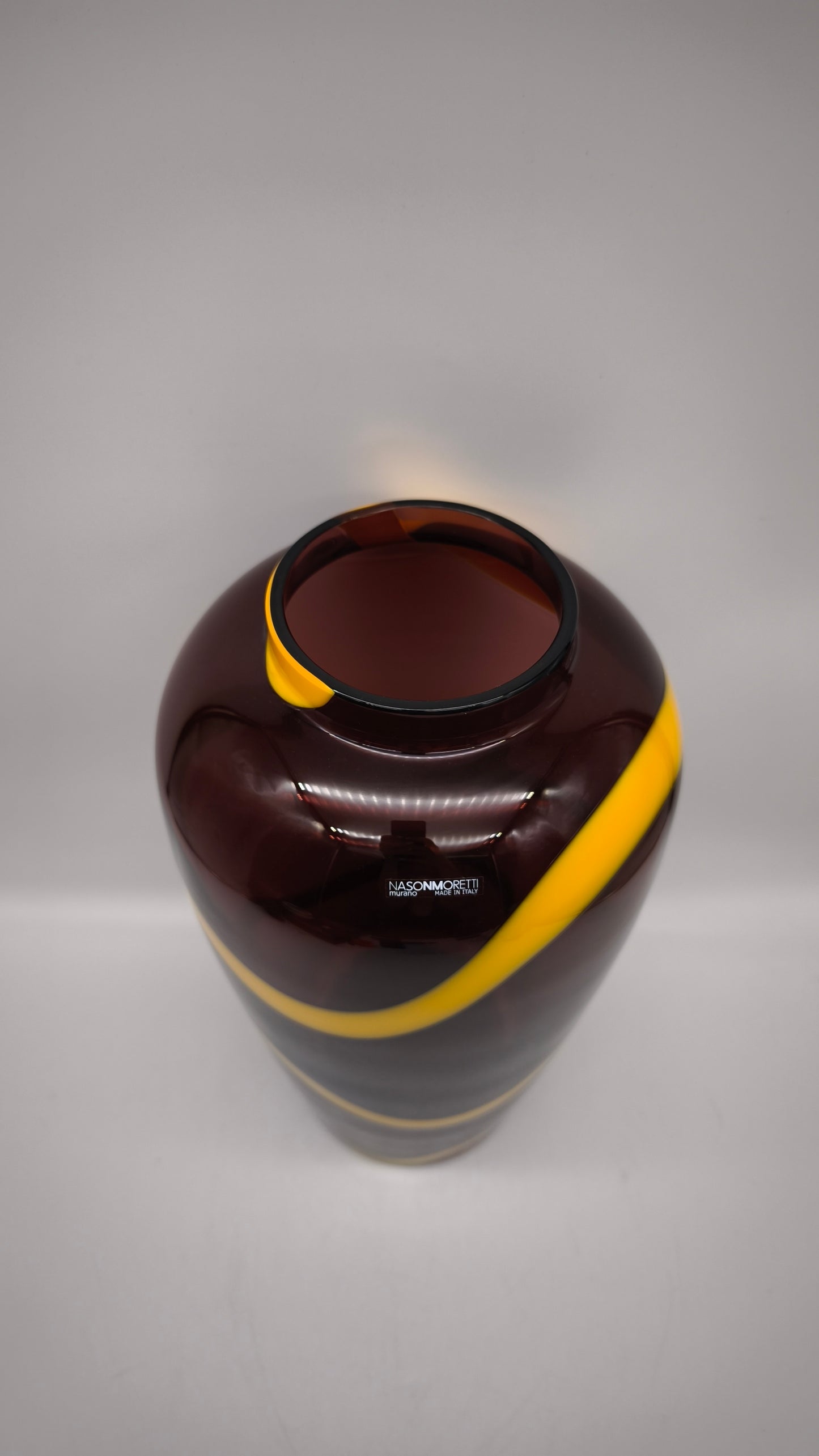 81836 Vaso Snake di Nason Moretti in vetro di Murano