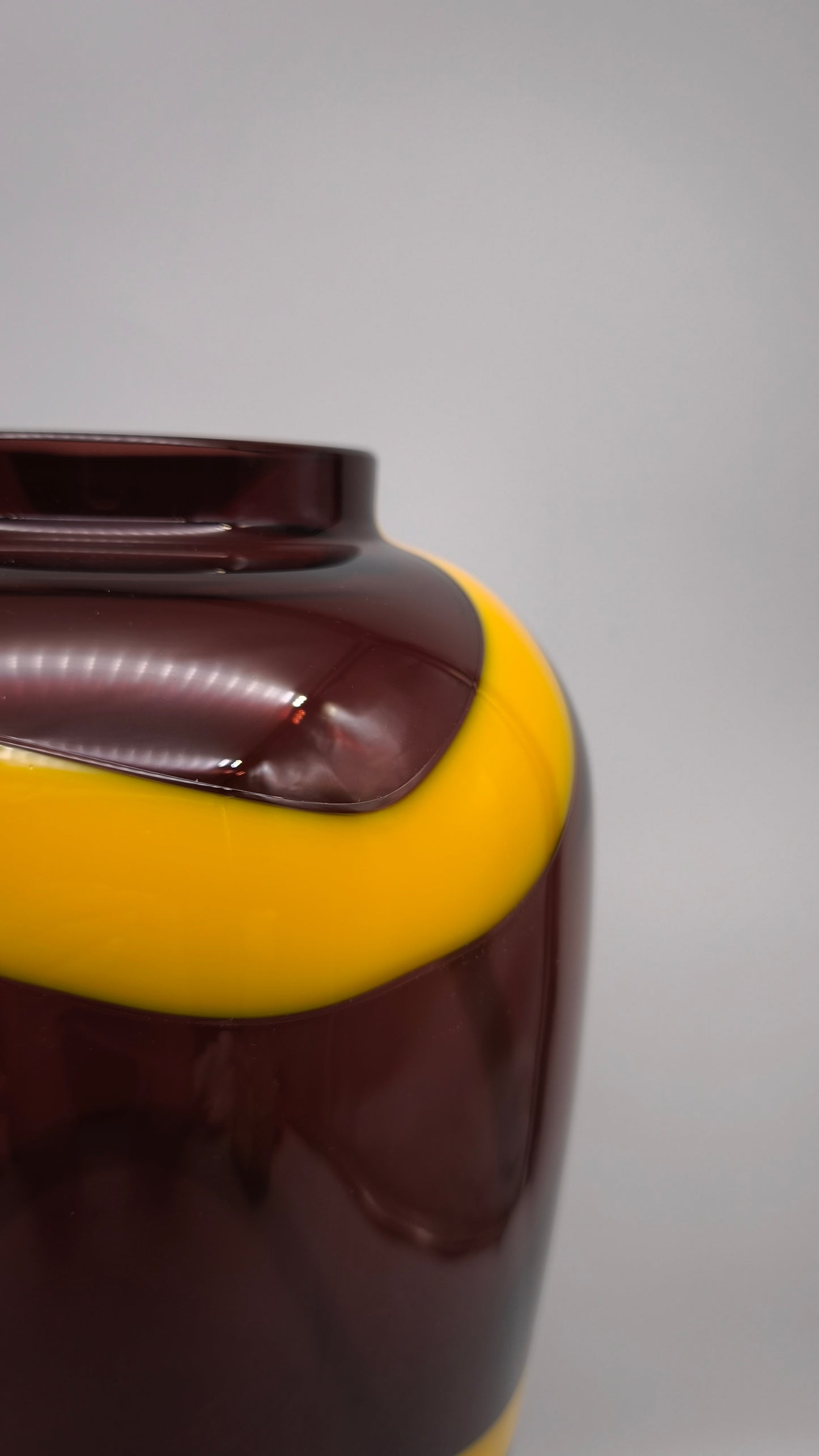 81836 Vaso Snake di Nason Moretti in vetro di Murano