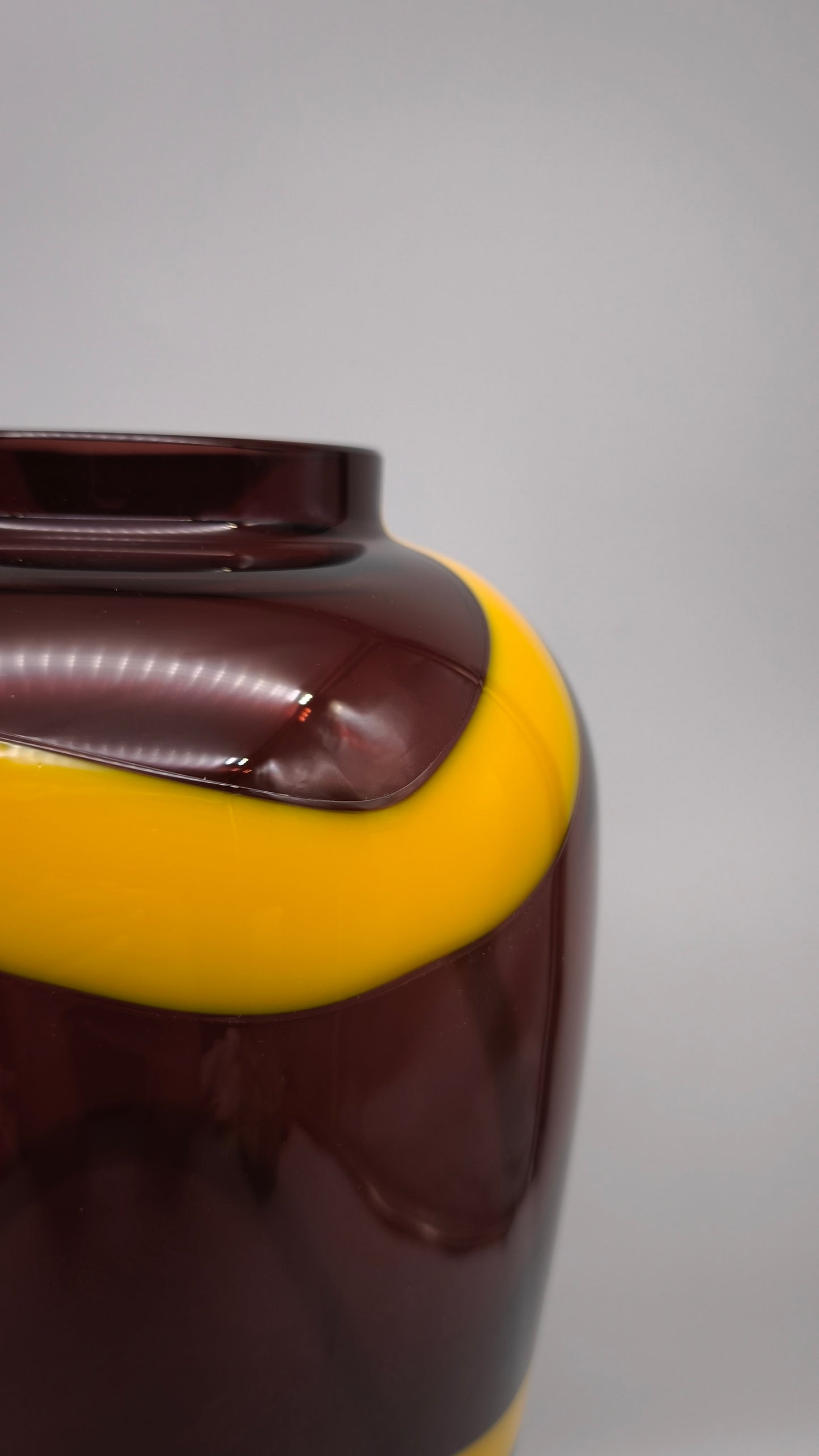 81836 Vaso Snake di Nason Moretti in vetro di Murano