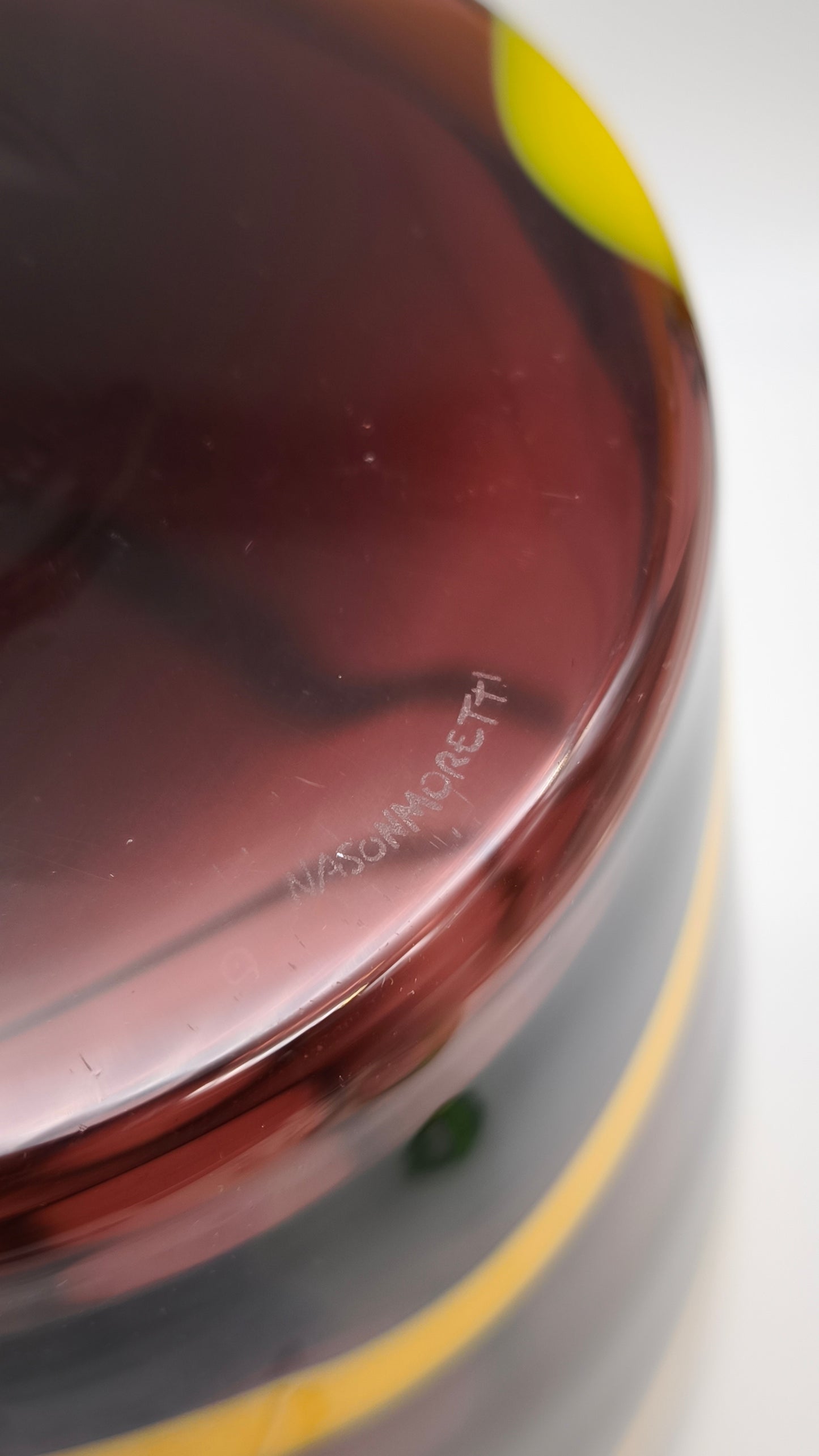 81836 Vaso Snake di Nason Moretti in vetro di Murano
