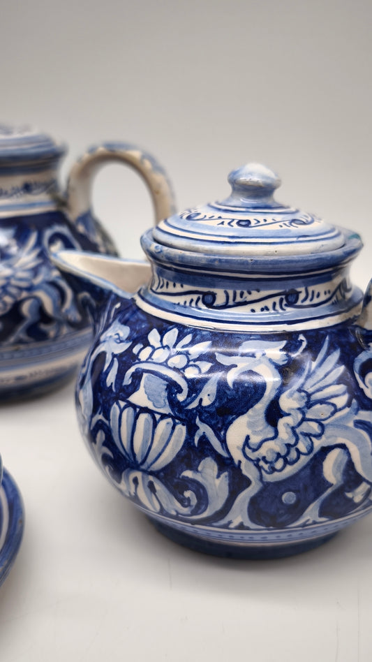 83230 Servizio da tè in ceramica Mastrogiorgio Gualdo Tadino, Perugia