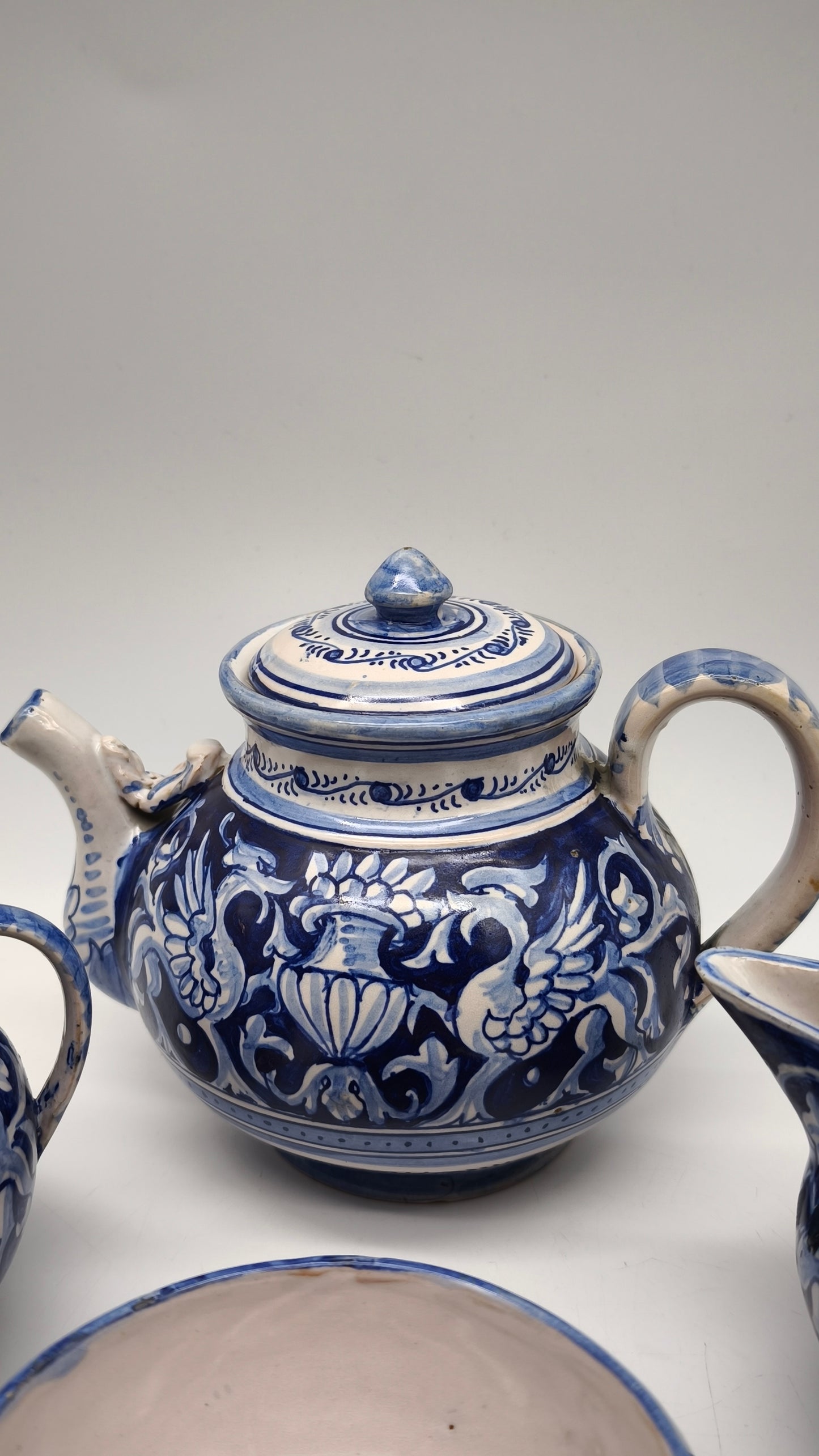 83230 Servizio da tè in ceramica Mastrogiorgio Gualdo Tadino, Perugia