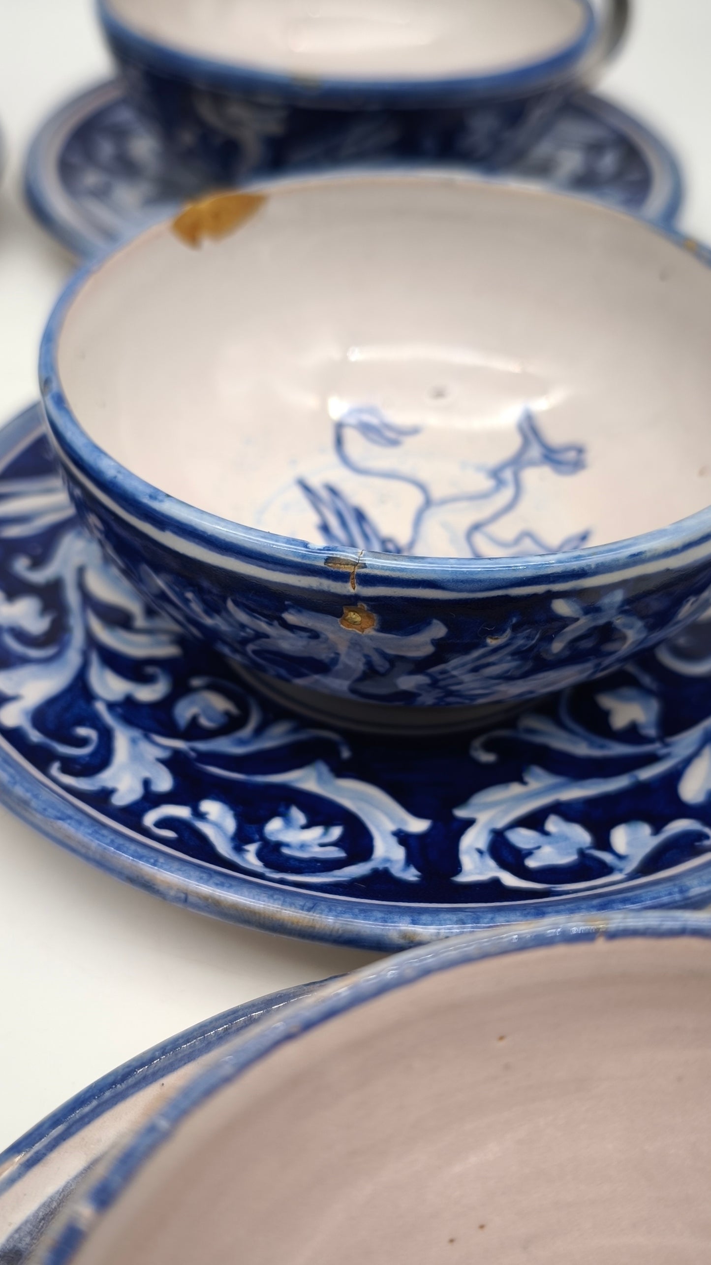 83230 Servizio da tè in ceramica Mastrogiorgio Gualdo Tadino, Perugia