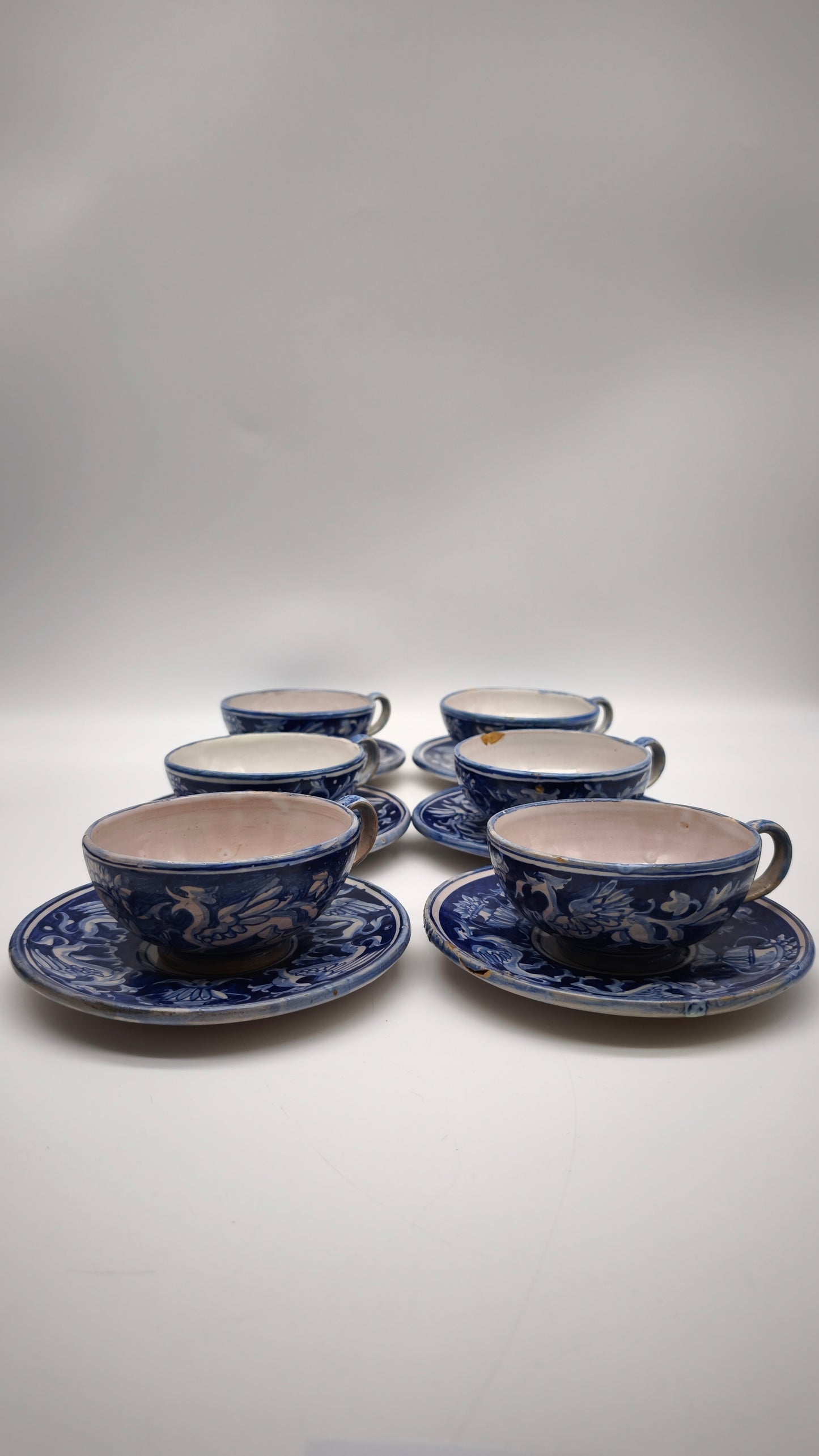 83230 Servizio da tè in ceramica Mastrogiorgio Gualdo Tadino, Perugia
