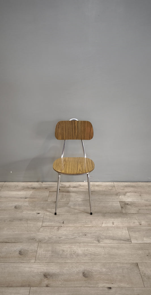 84145 Set n 4 sedie in formica marrone