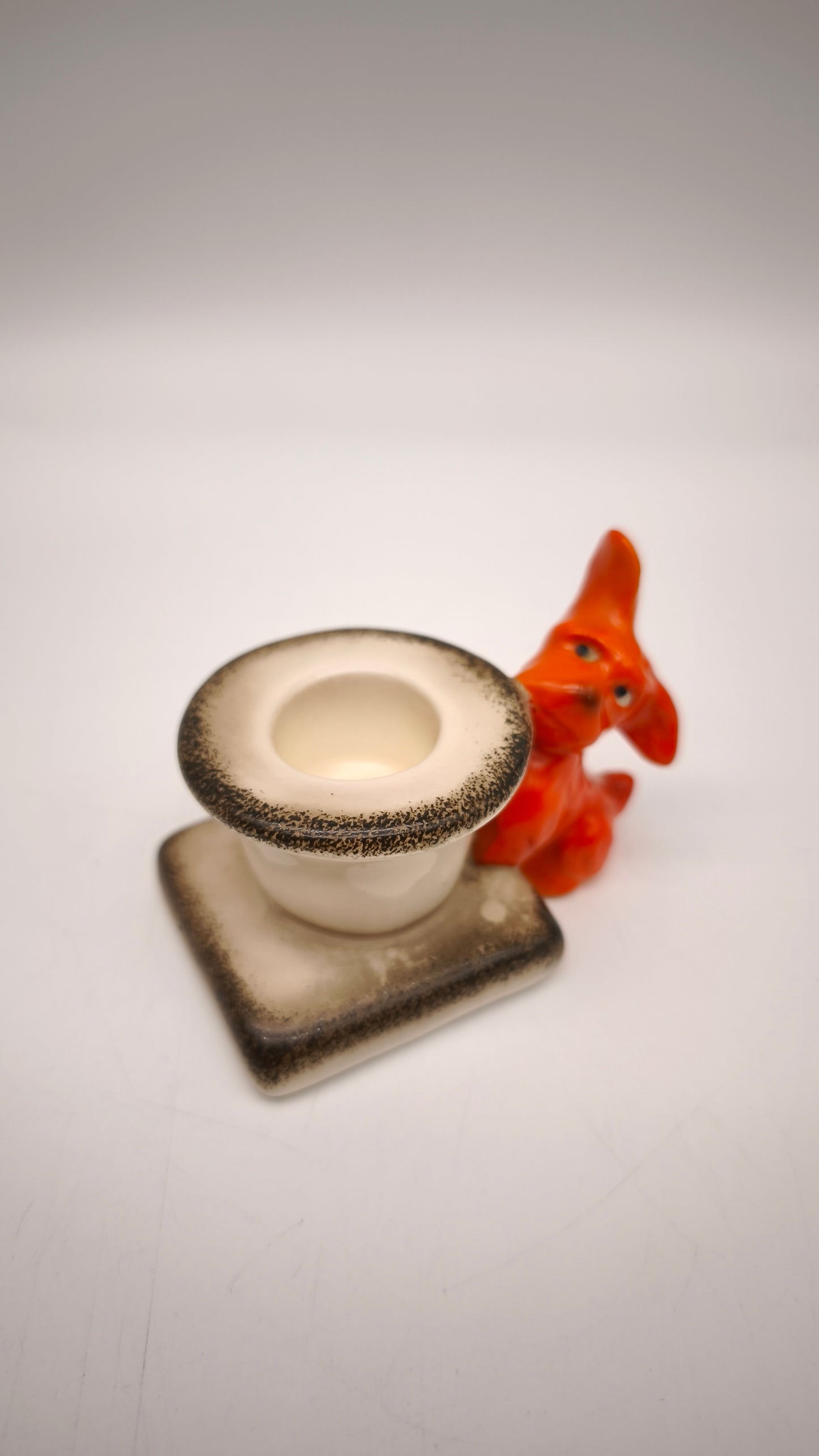 84095 Porta candela in ceramica Goebel, anni '40