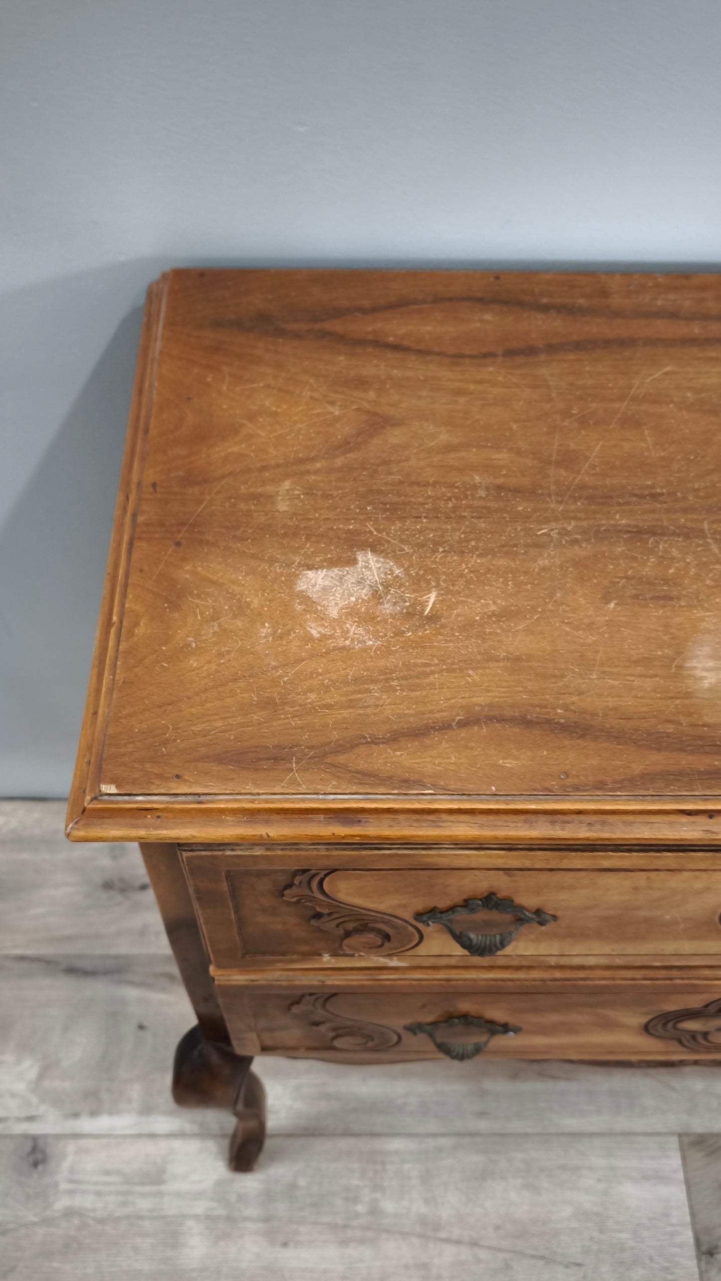 84156 Mobile in legno con due cassetti