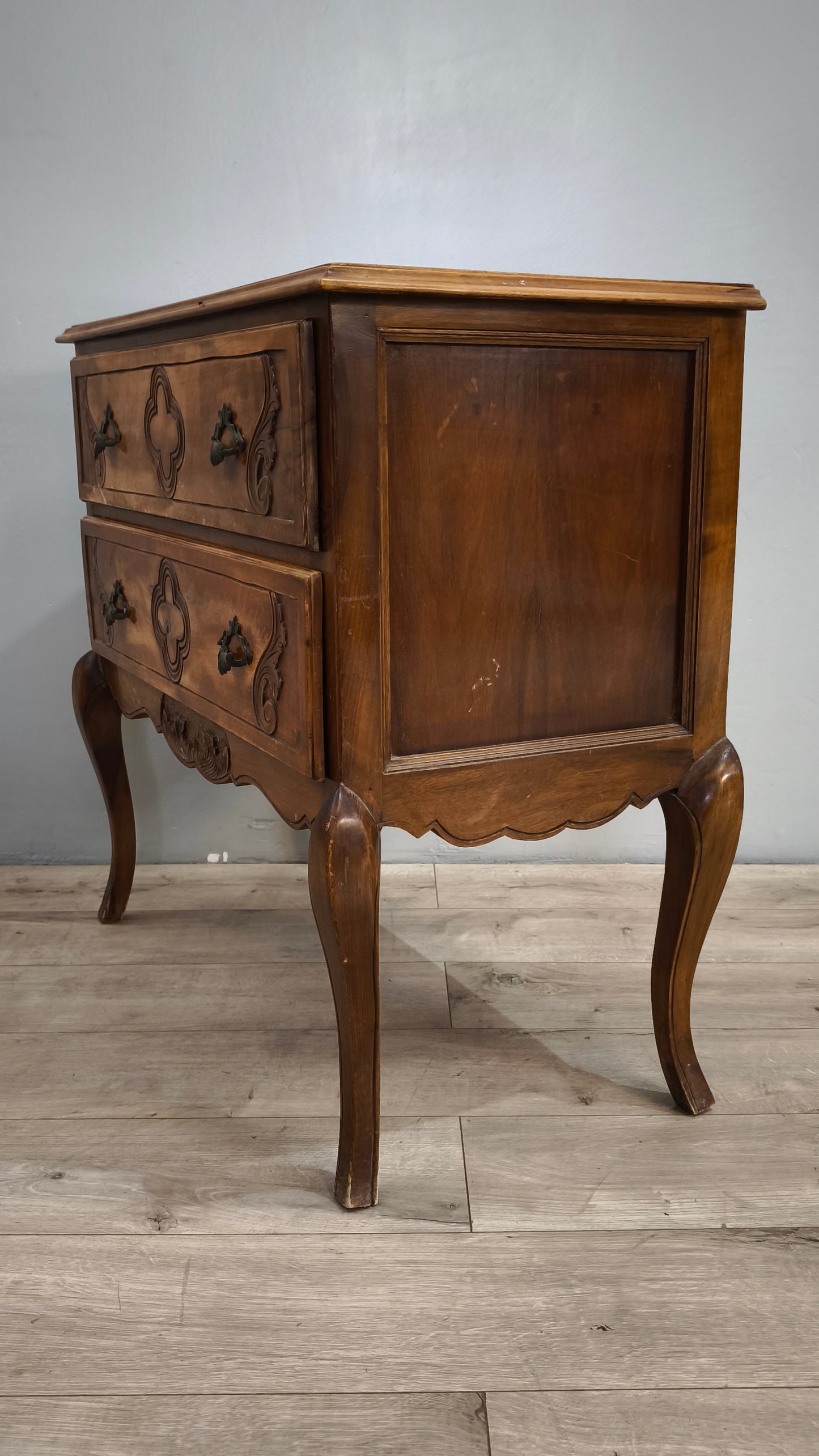 84156 Mobile in legno con due cassetti