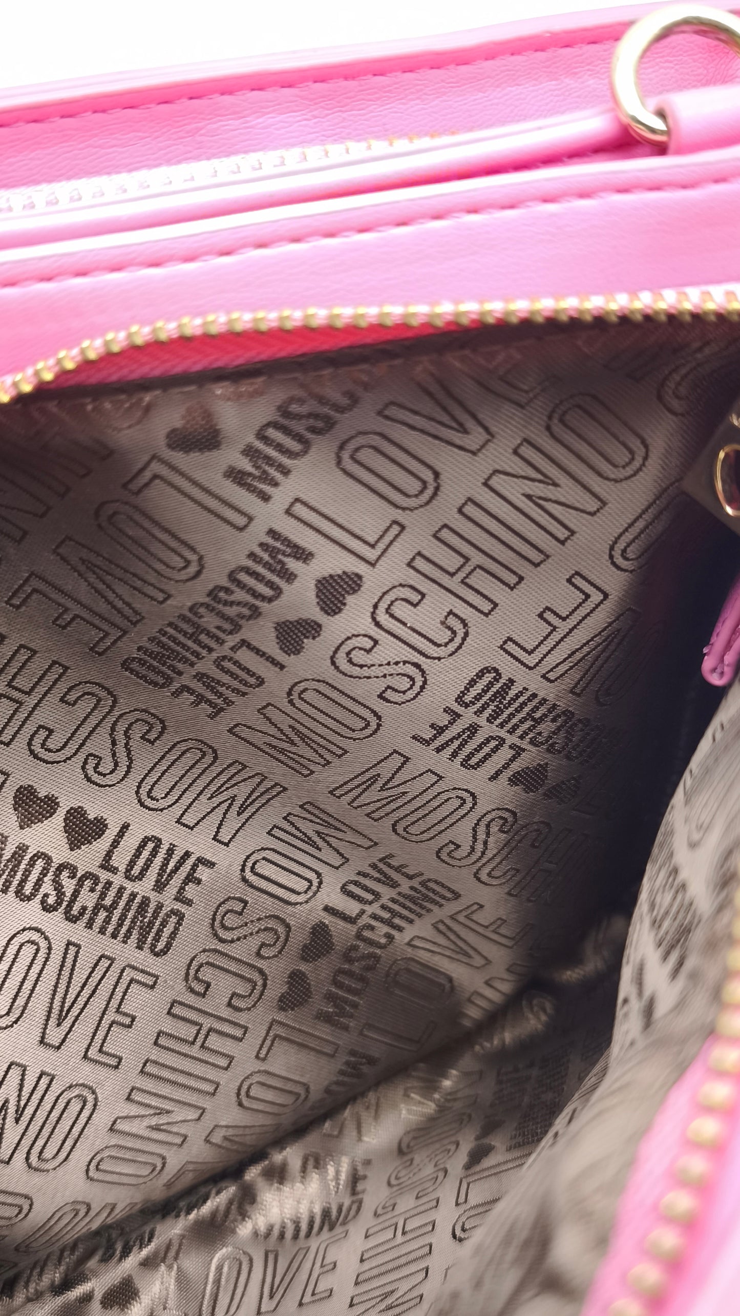 81070 Borsa pochette Love Moschino rosa