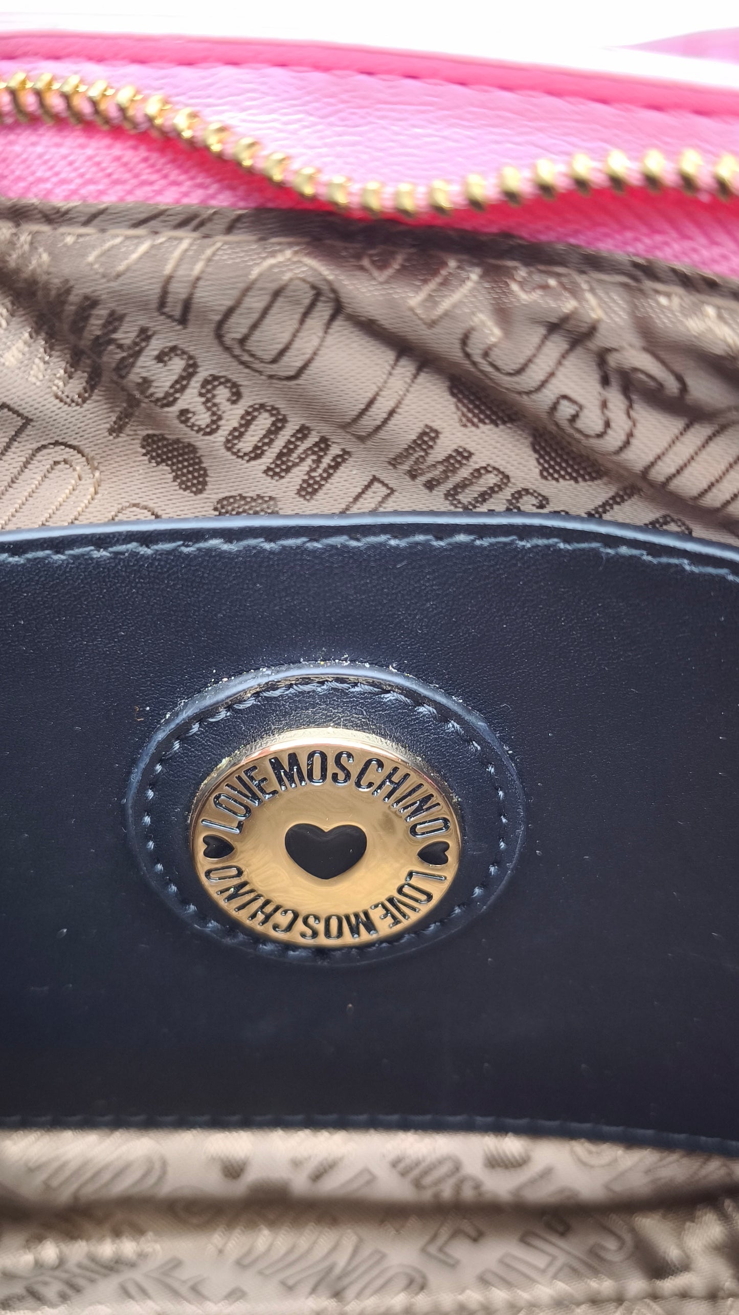 81070 Borsa pochette Love Moschino rosa