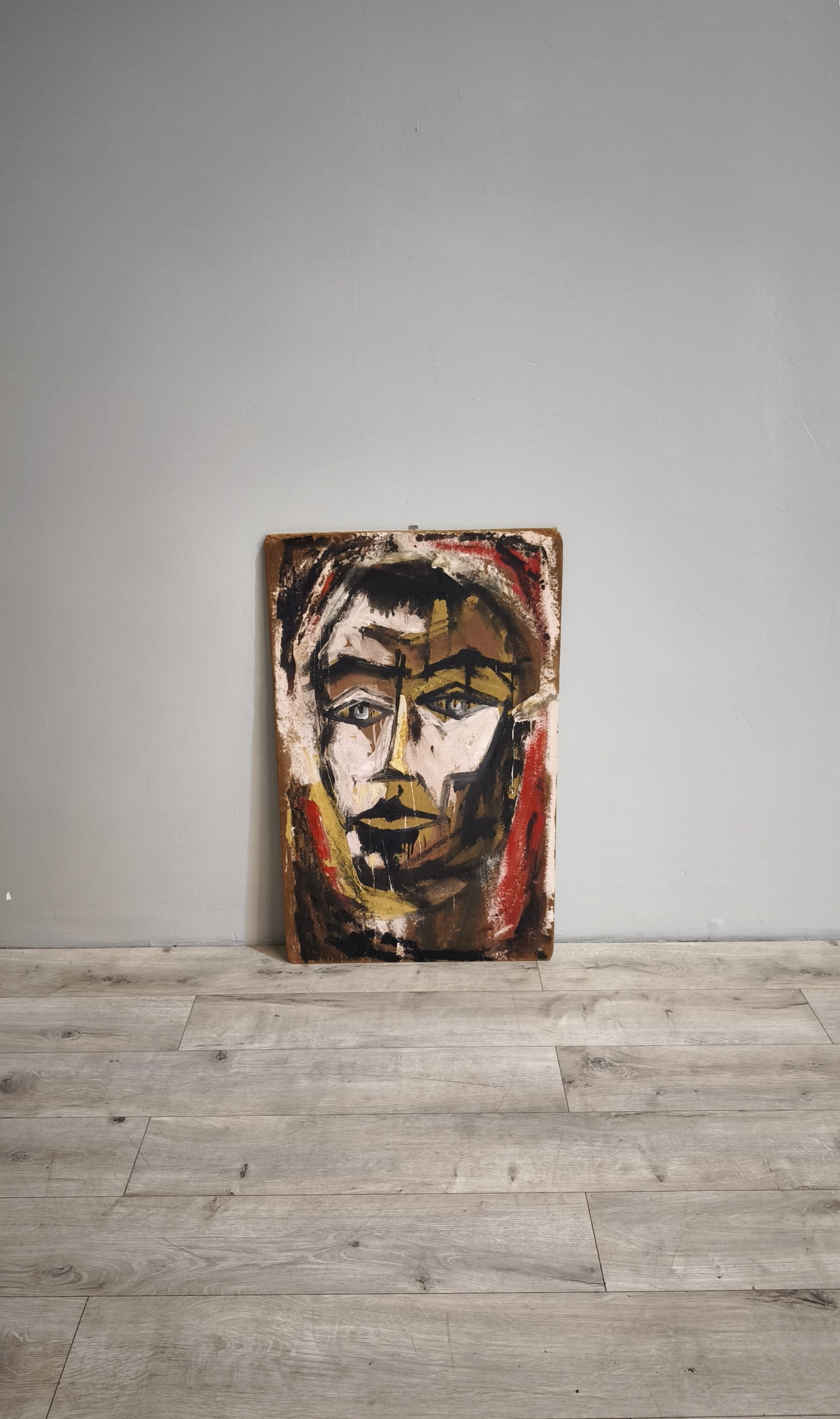 84585 Quadro dipinto su masonite