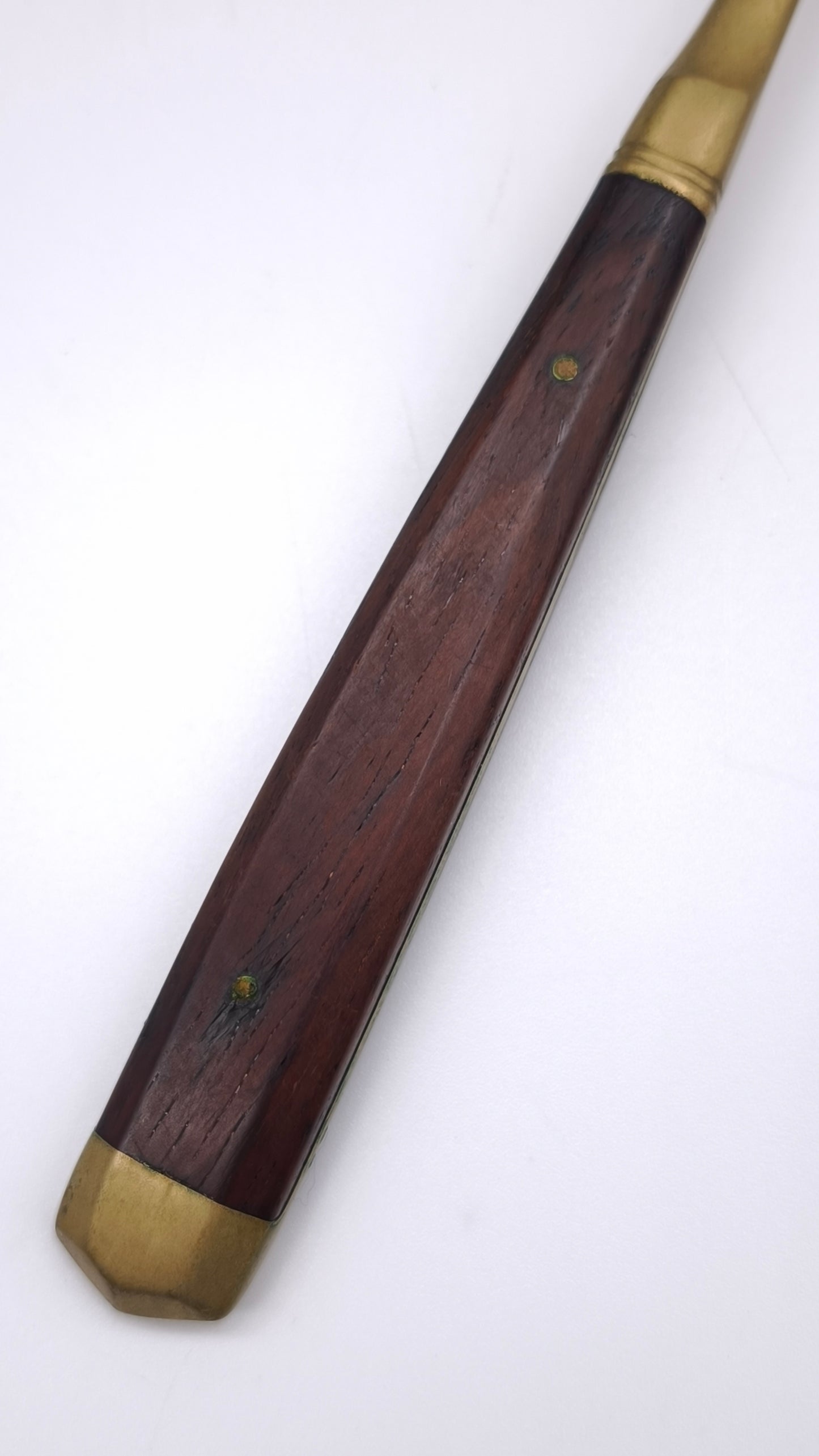 84565 Servizio posate n 12 persone 5 misure in legno e ottone