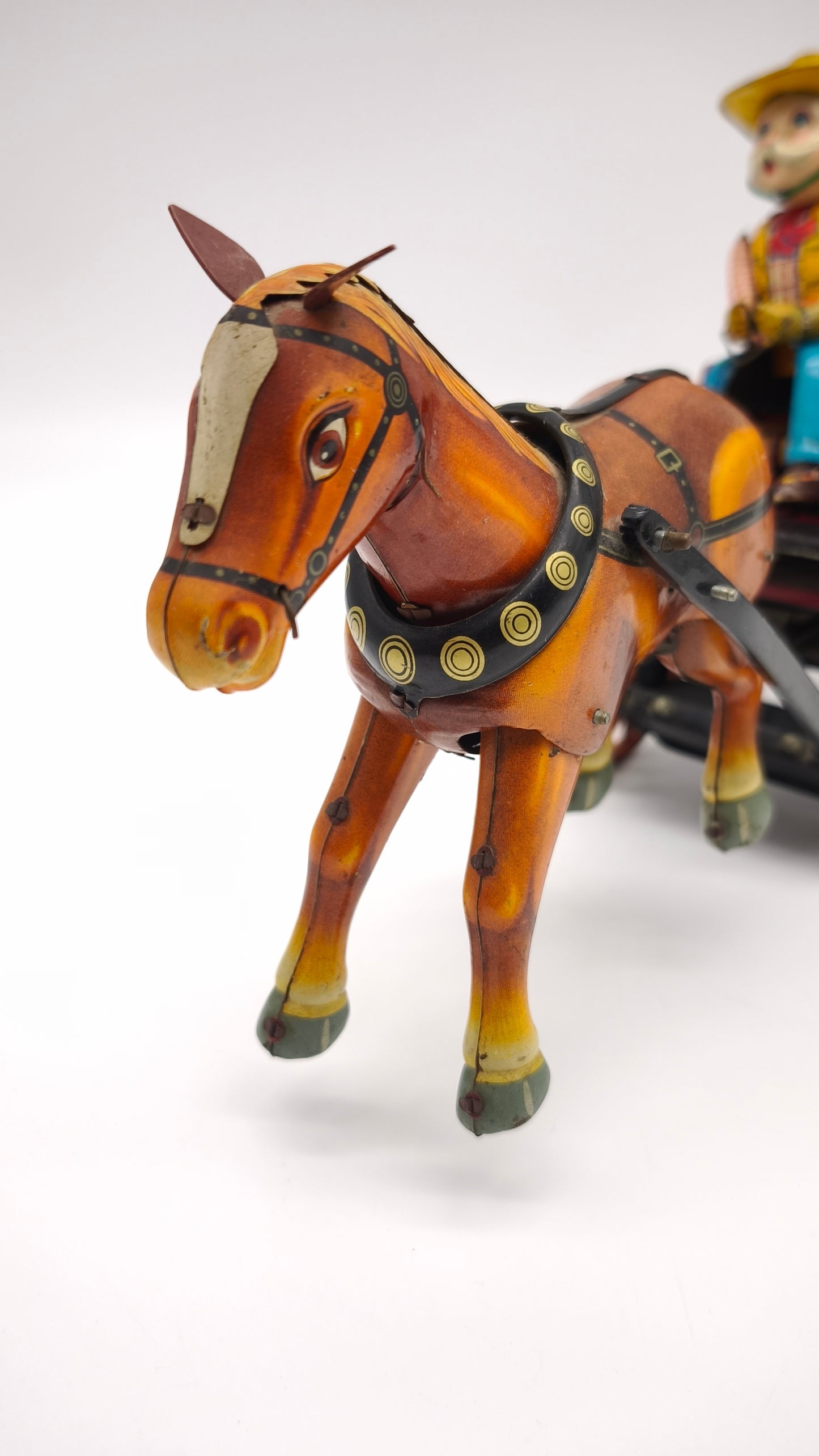 82992 Carrozza vintage in latta Cragstan Overland Stagecoach