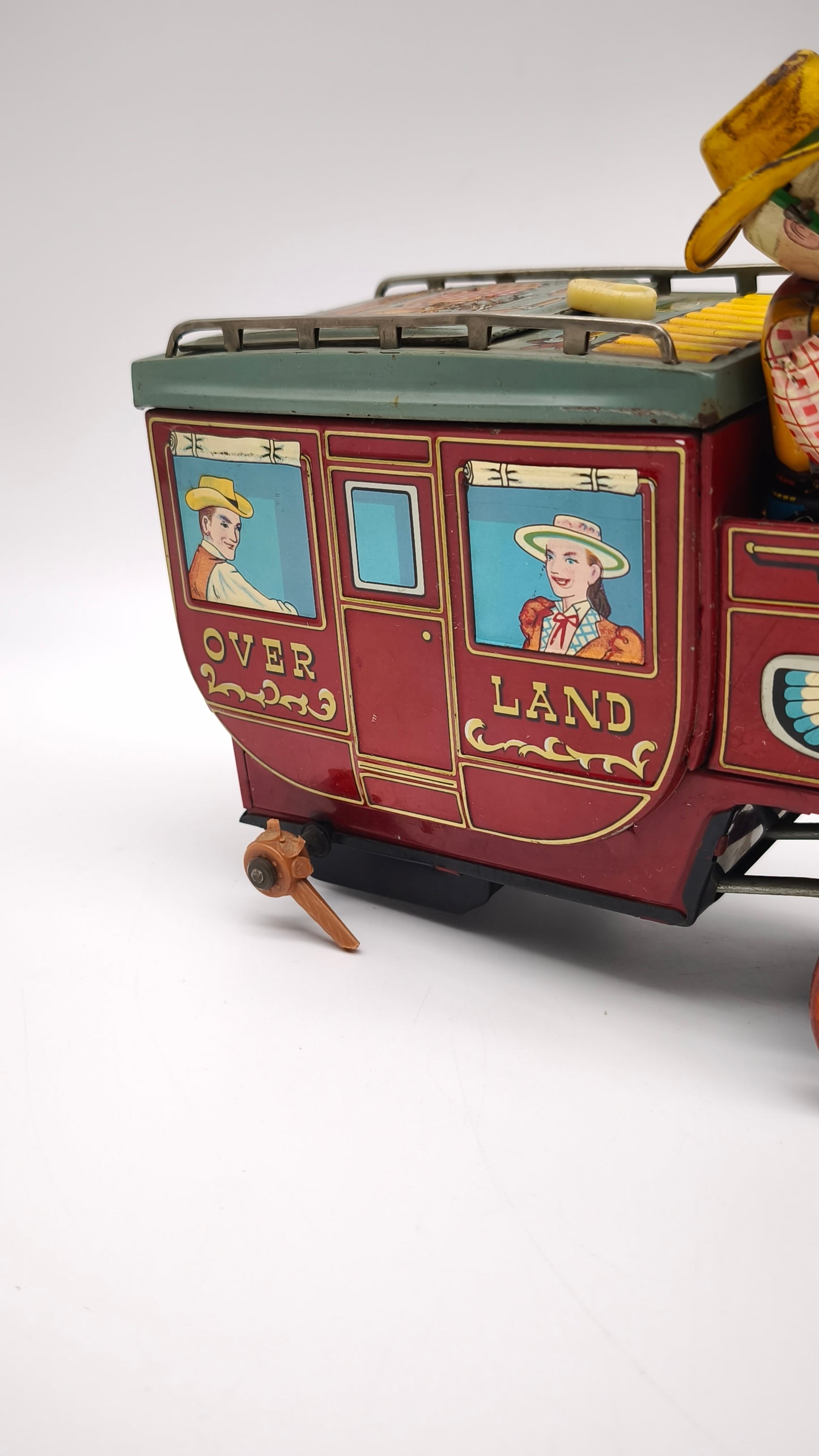 82992 Carrozza vintage in latta Cragstan Overland Stagecoach