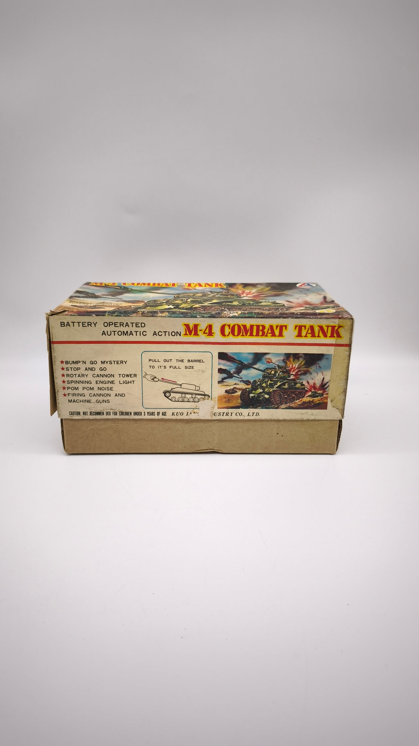 82991 Carro armato vintage in latta M4 Combat Tank KI2001