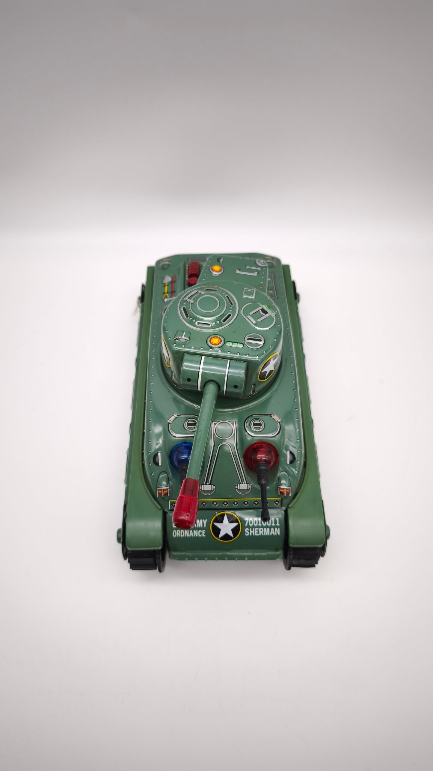 82991 Carro armato vintage in latta M4 Combat Tank KI2001
